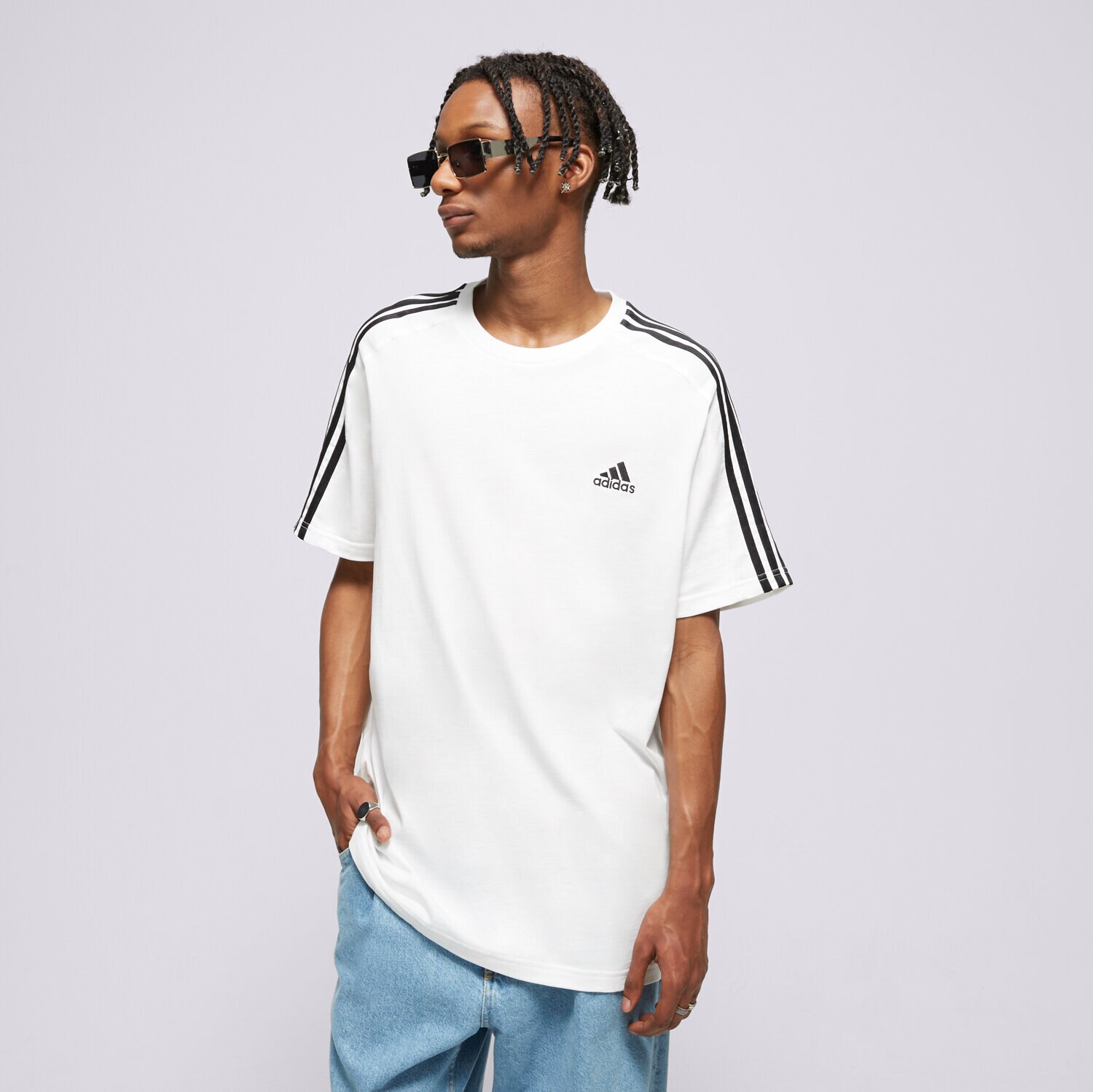 Muške majice ADIDAS T-SHIRT M 3S SJ T IC9336 bijela