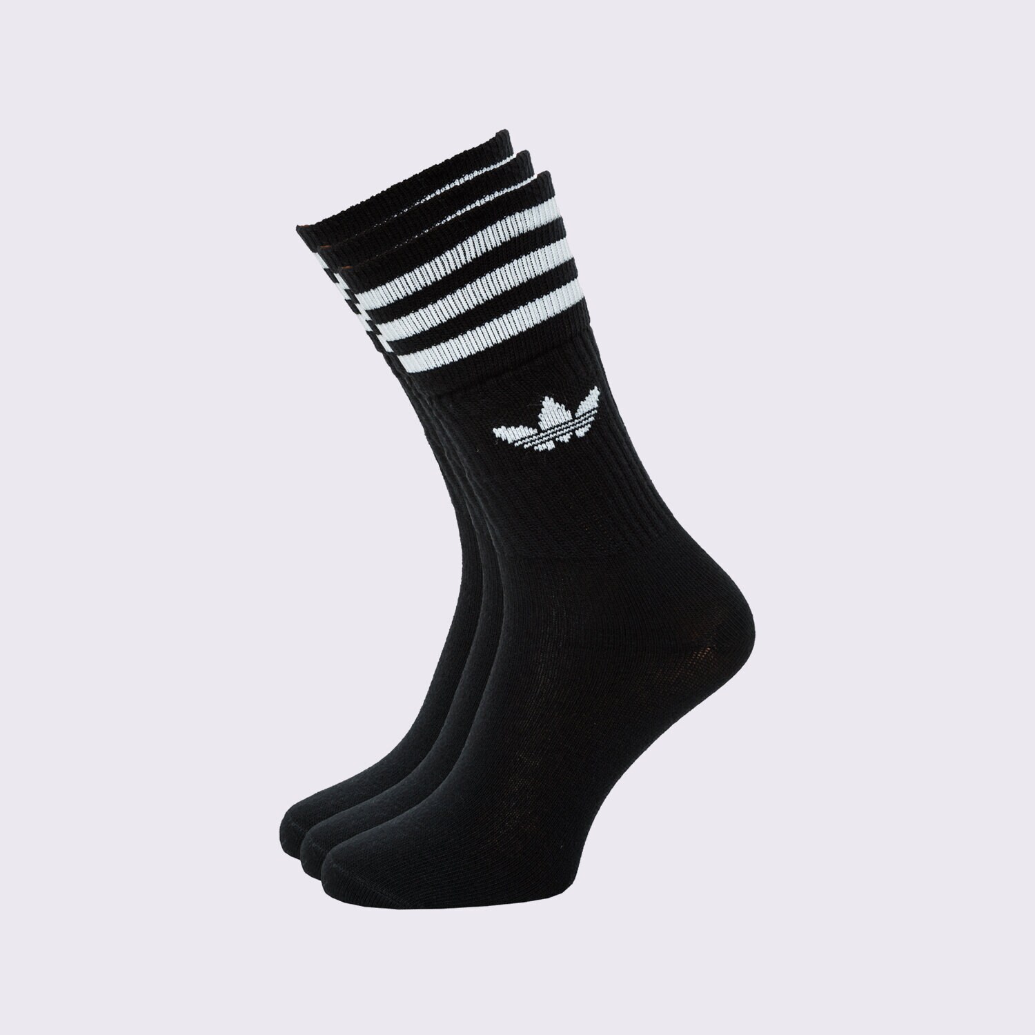 Ženske Čarape ADIDAS ČARAPE 3-PACK SOCKS HIGH CREW S21490 crna