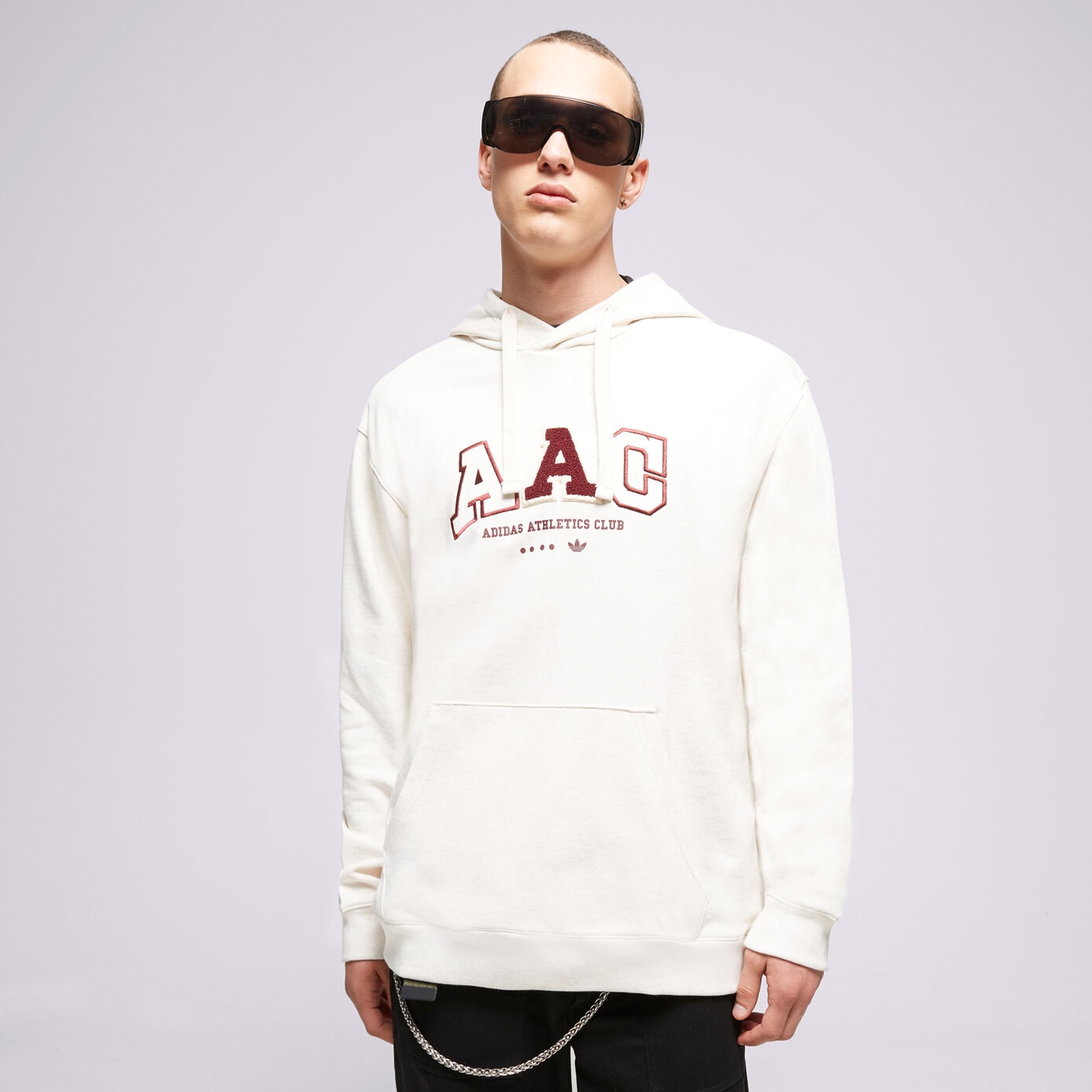 Muške dukserice ADIDAS VESTA S KAPULJAČOM METRO AAC HOOD IC8382 bijela