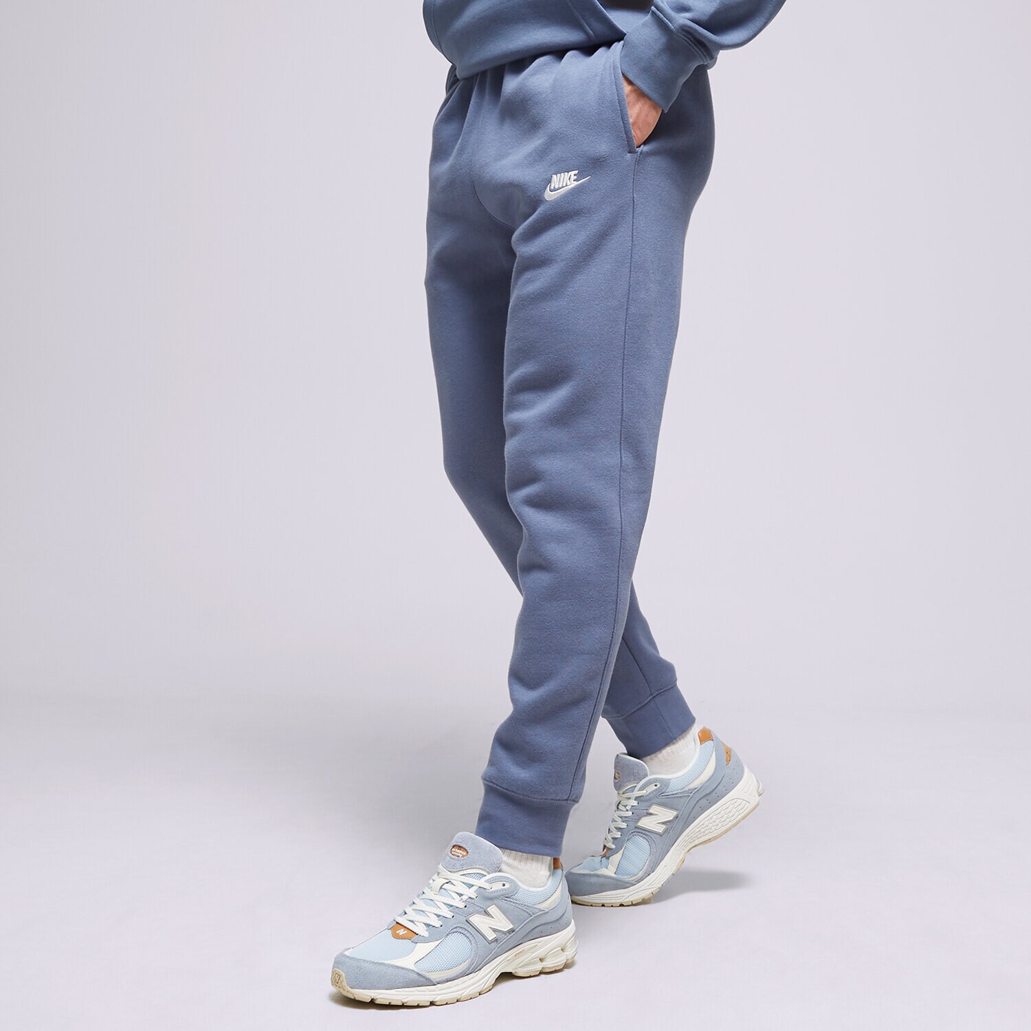 Muške hlače NIKE HLAČE SPORTSWEAR CLUB FLEECE BV2671-491 plava