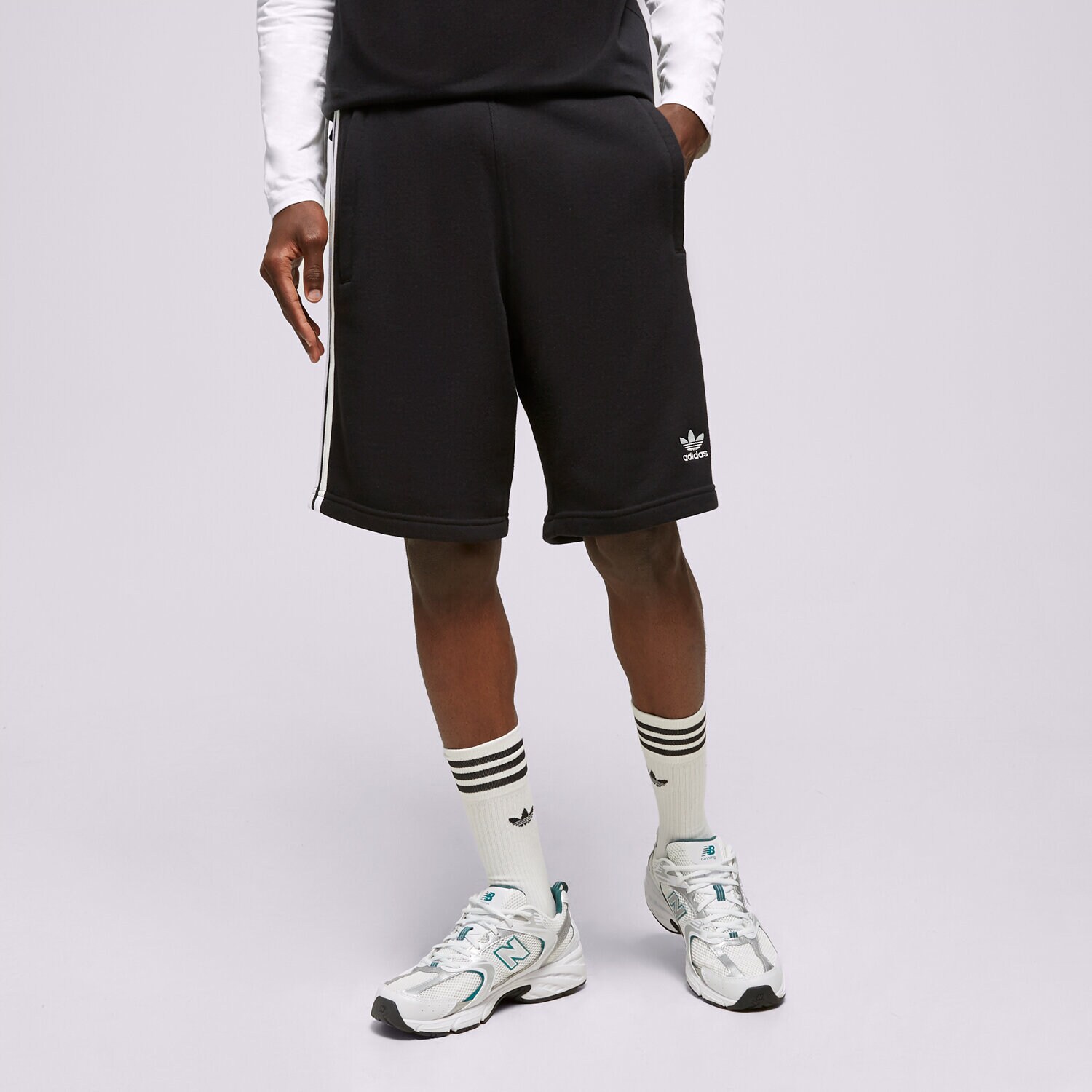 Muške kratke hlače ADIDAS KRATKE HLAČE 3-STRIPE SHORT IA6351 crna
