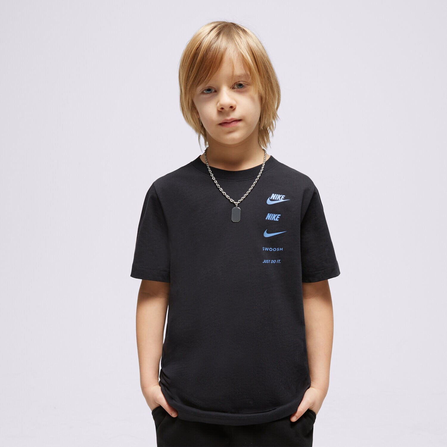 Dječje majice NIKE T SHIRT B NSW SI GRAPHIC BOY FV2339-010 crna