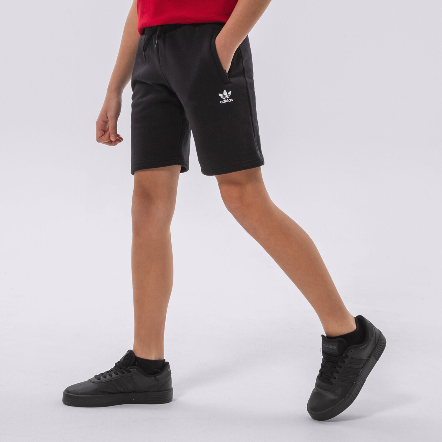 Dječje kratke hlače i haljine ADIDAS KRATKE HLAČE BOY HD2061 crna