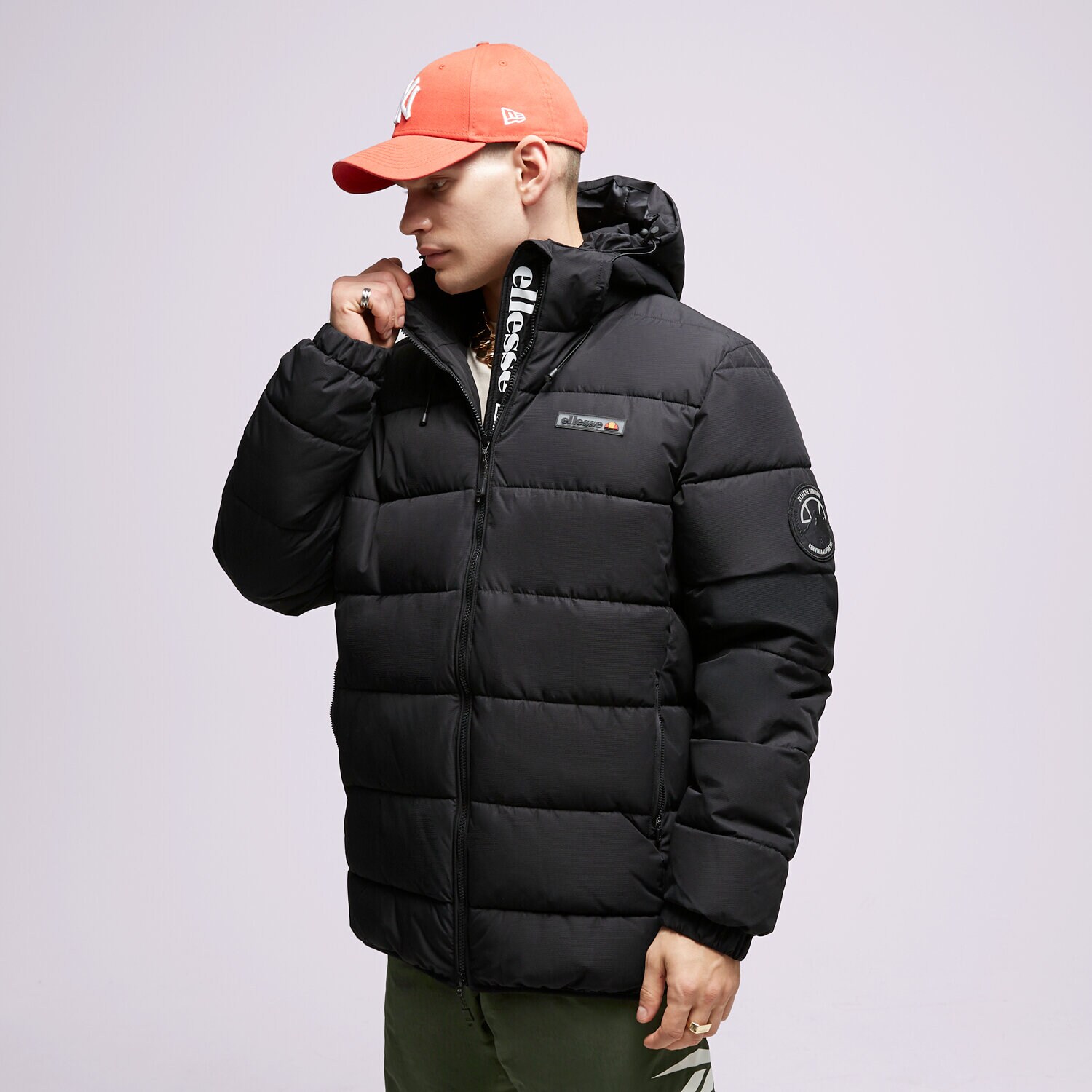 Muške zimske jakne ELLESSE DONJA JAKNA GERANA PADDED JACKET BLK SHT19084011 crna