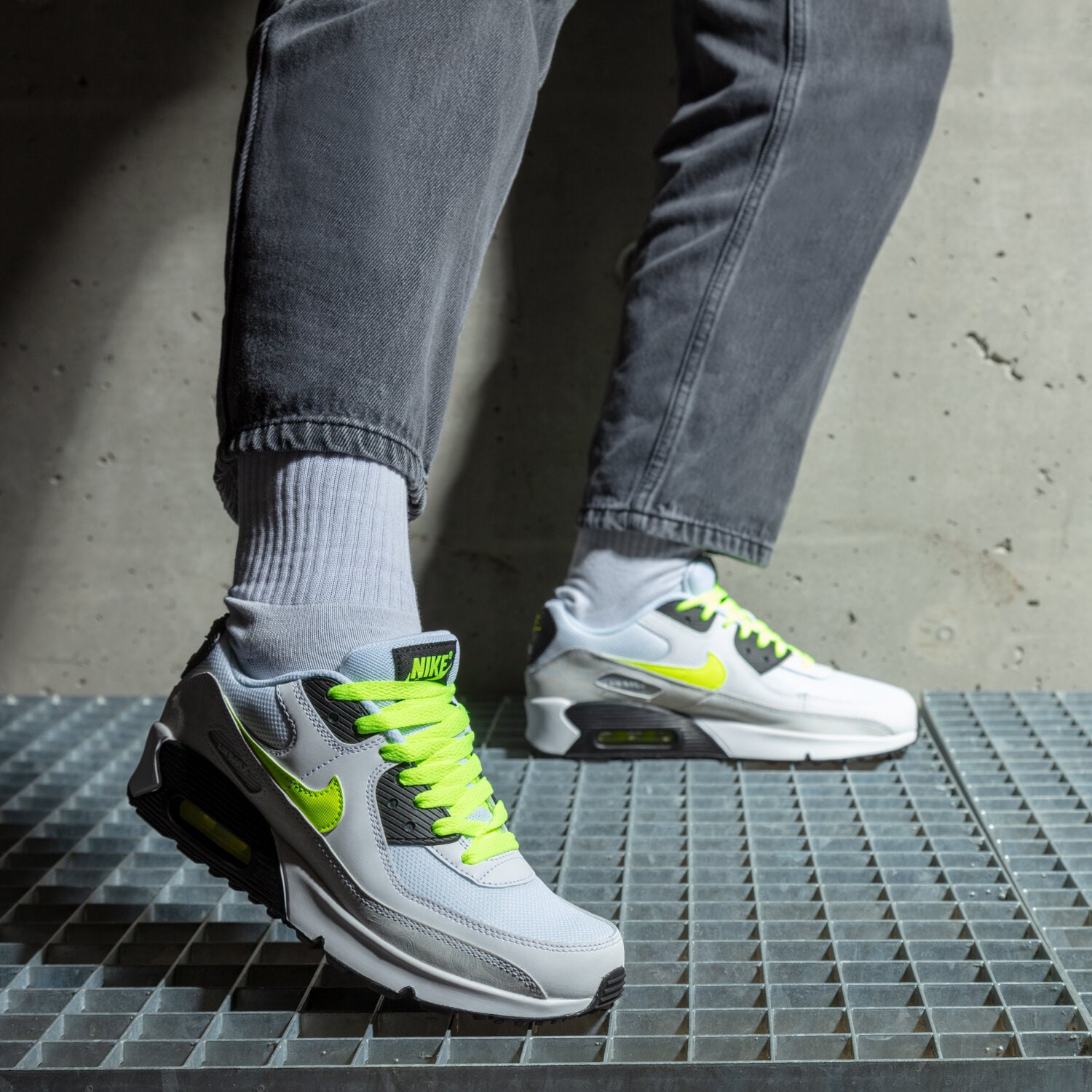 Dječje tenisice NIKE AIR MAX 90 LTR  CD6864-112 siva
