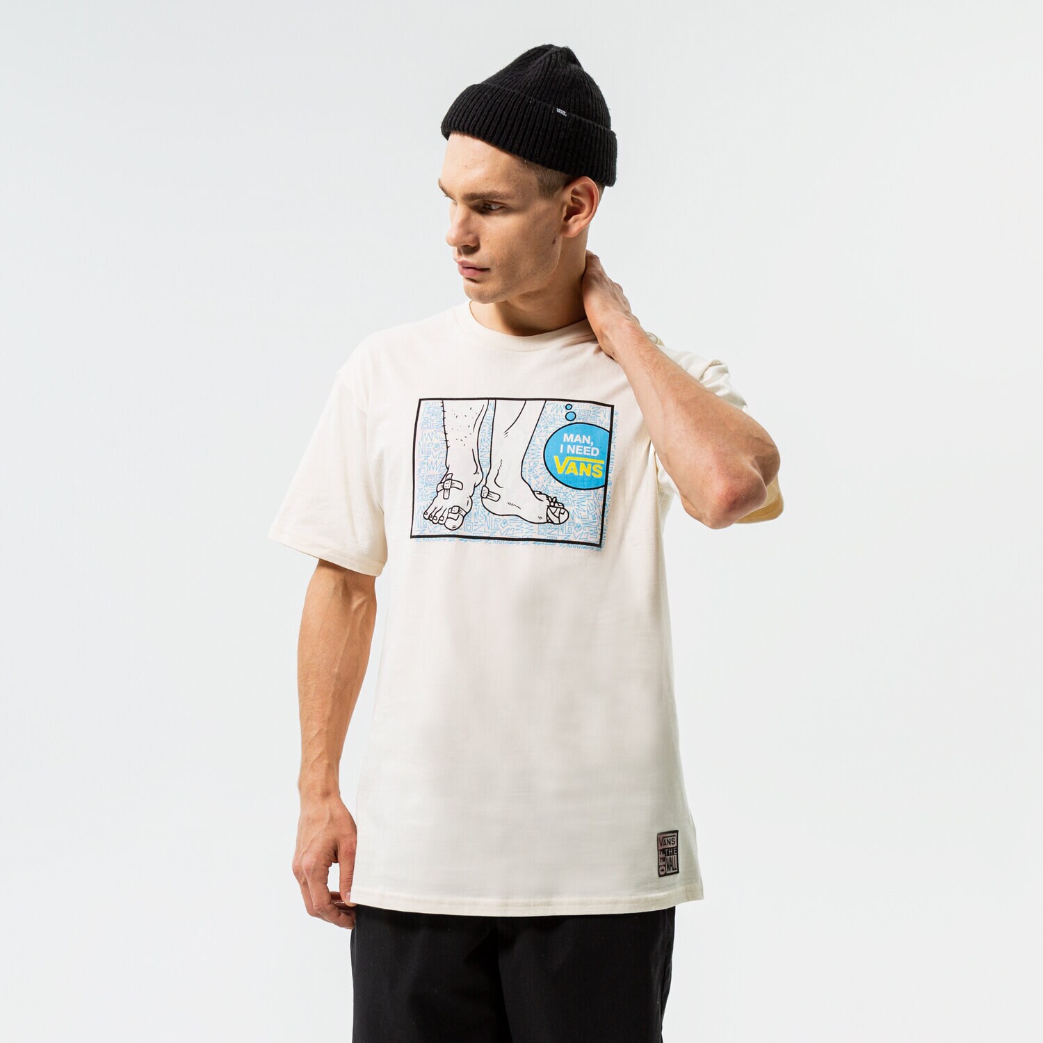 Muške majice VANS T-SHIRT I NEED VANS REV. SS TEE VN0007RK3KS1 žuta