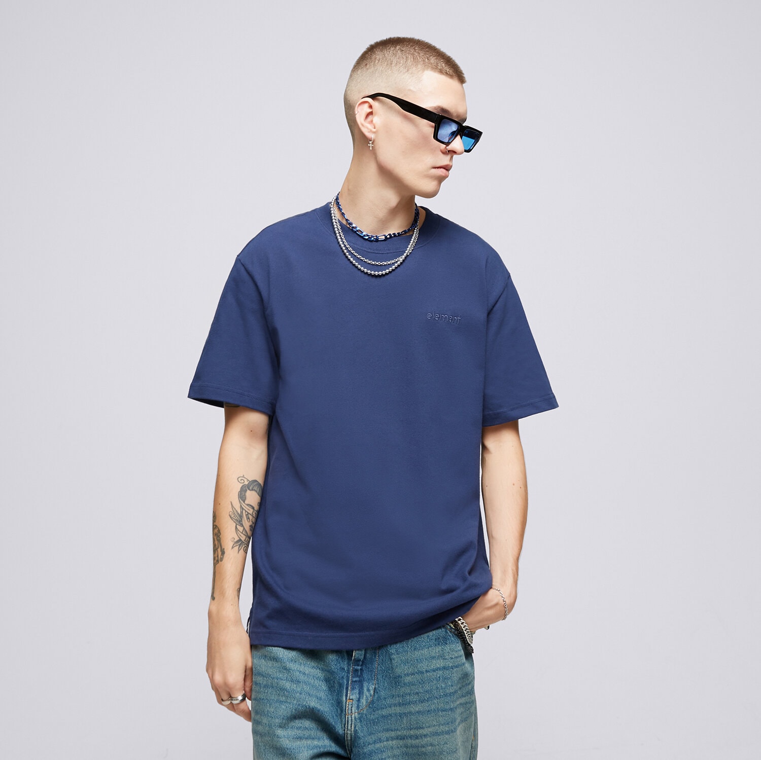 Muške majice ELEMENT T-SHIRT CRAIL 3.0 SS ELYKT00120-BYM0 tamno plava
