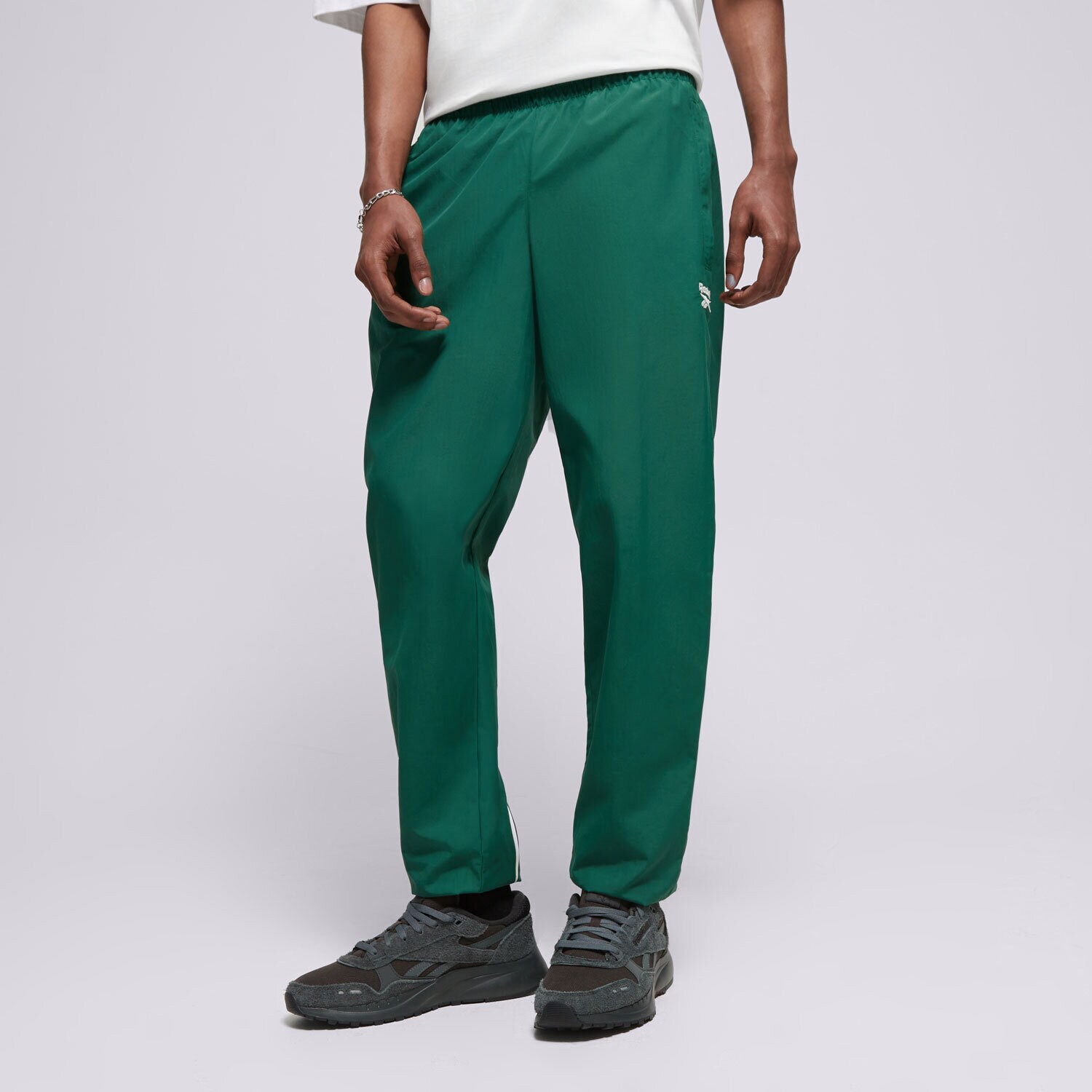 Muške hlače REEBOK HLAČE CL F FR TRACKPANT 100075947 zelena
