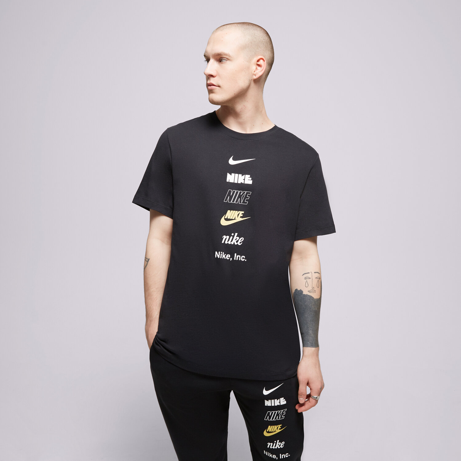 Muške majice NIKE T-SHIRT M NSW TEE CLUB+ HDY PK4 DZ2875-010 crna