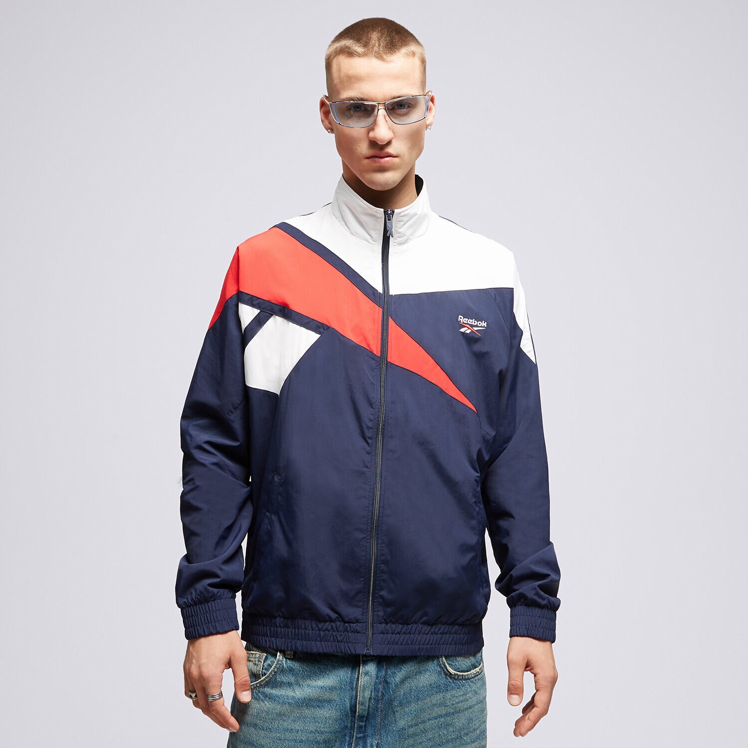 Muške dukserice REEBOK VESTA CL F FR TRACKTOP H54456 tamno plava