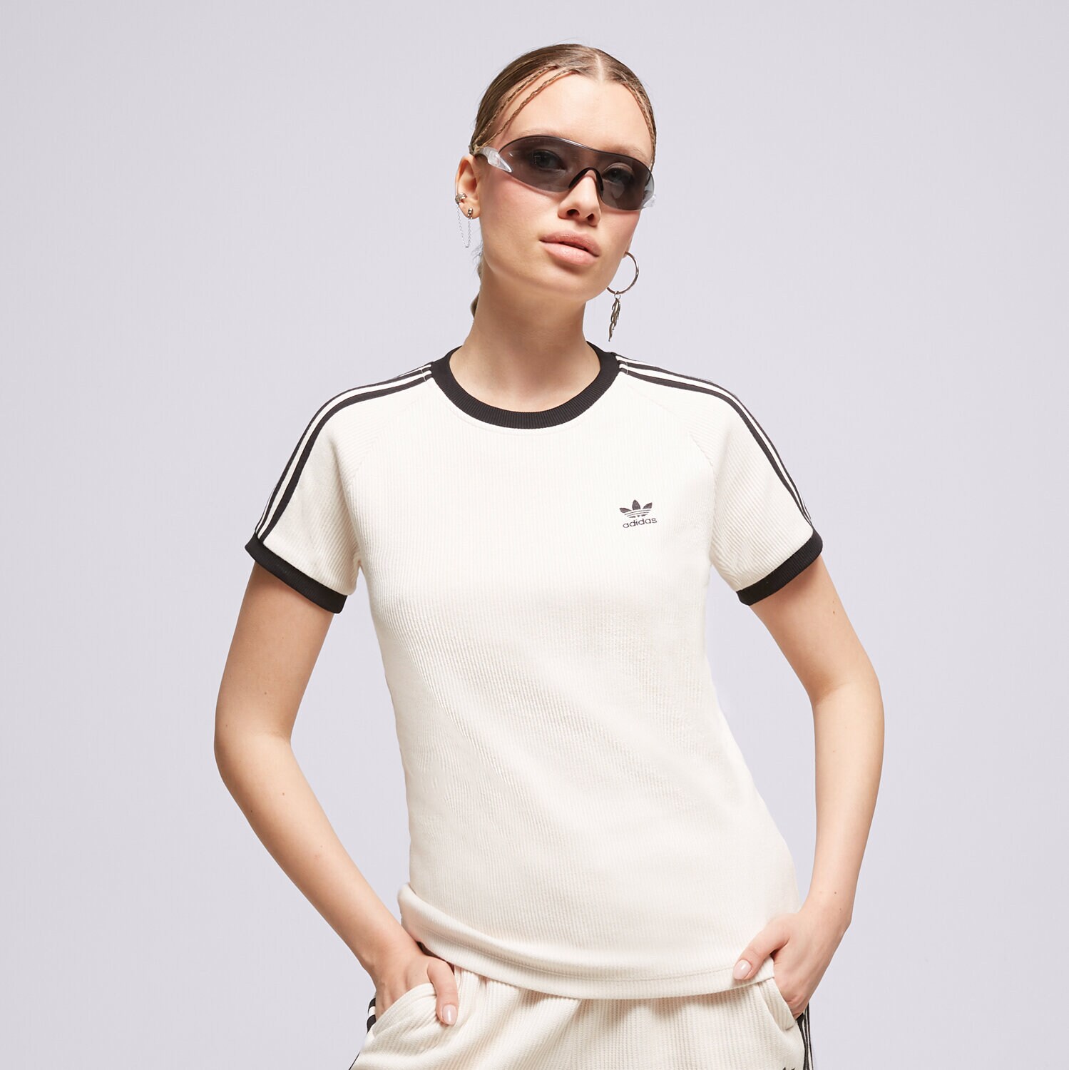 Ženske majice ADIDAS T-SHIRT 3 S SLIM TEE IC5463 bijela