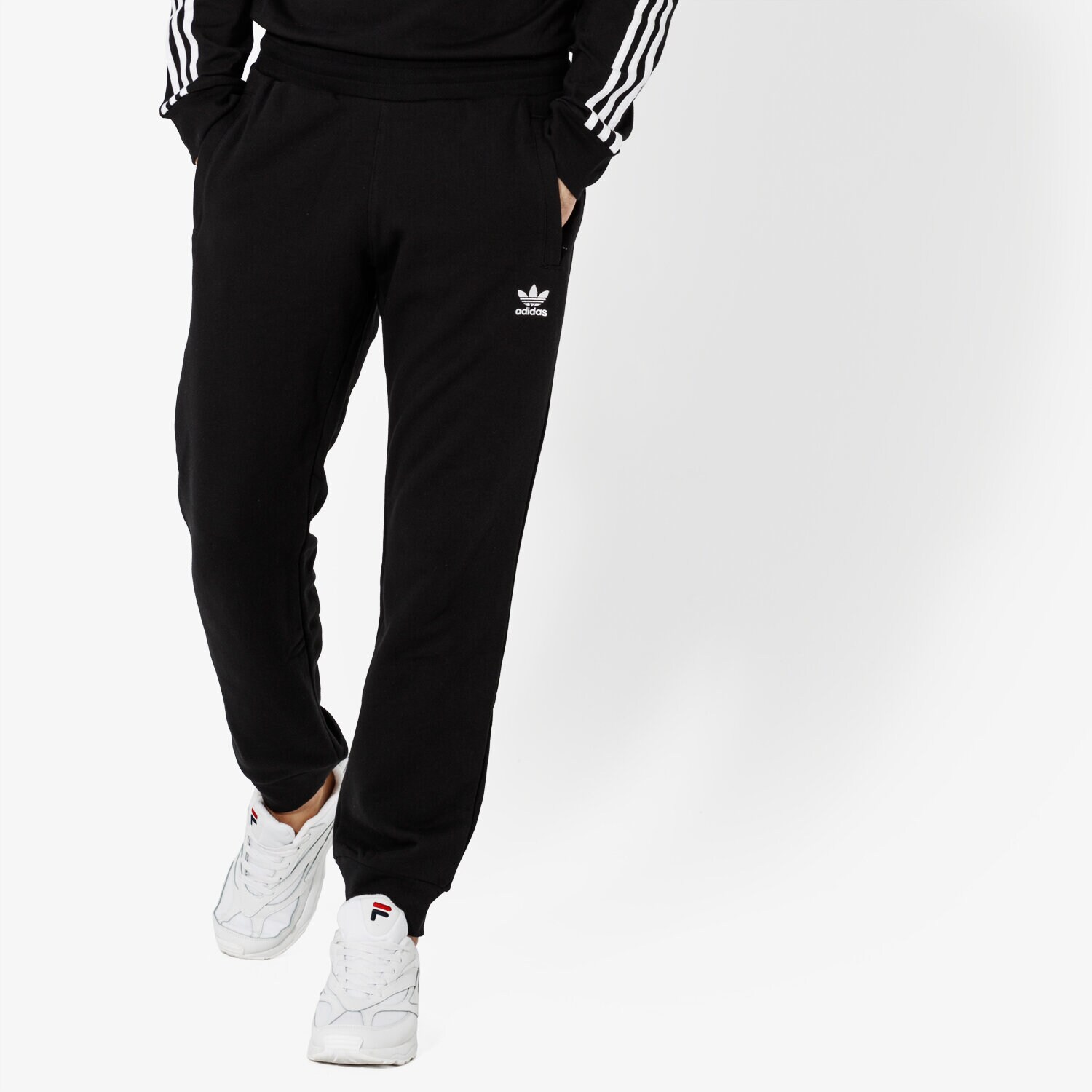 Muške hlače ADIDAS HLAČE TREFOIL PANT ADICOLOR DV1574 crna
