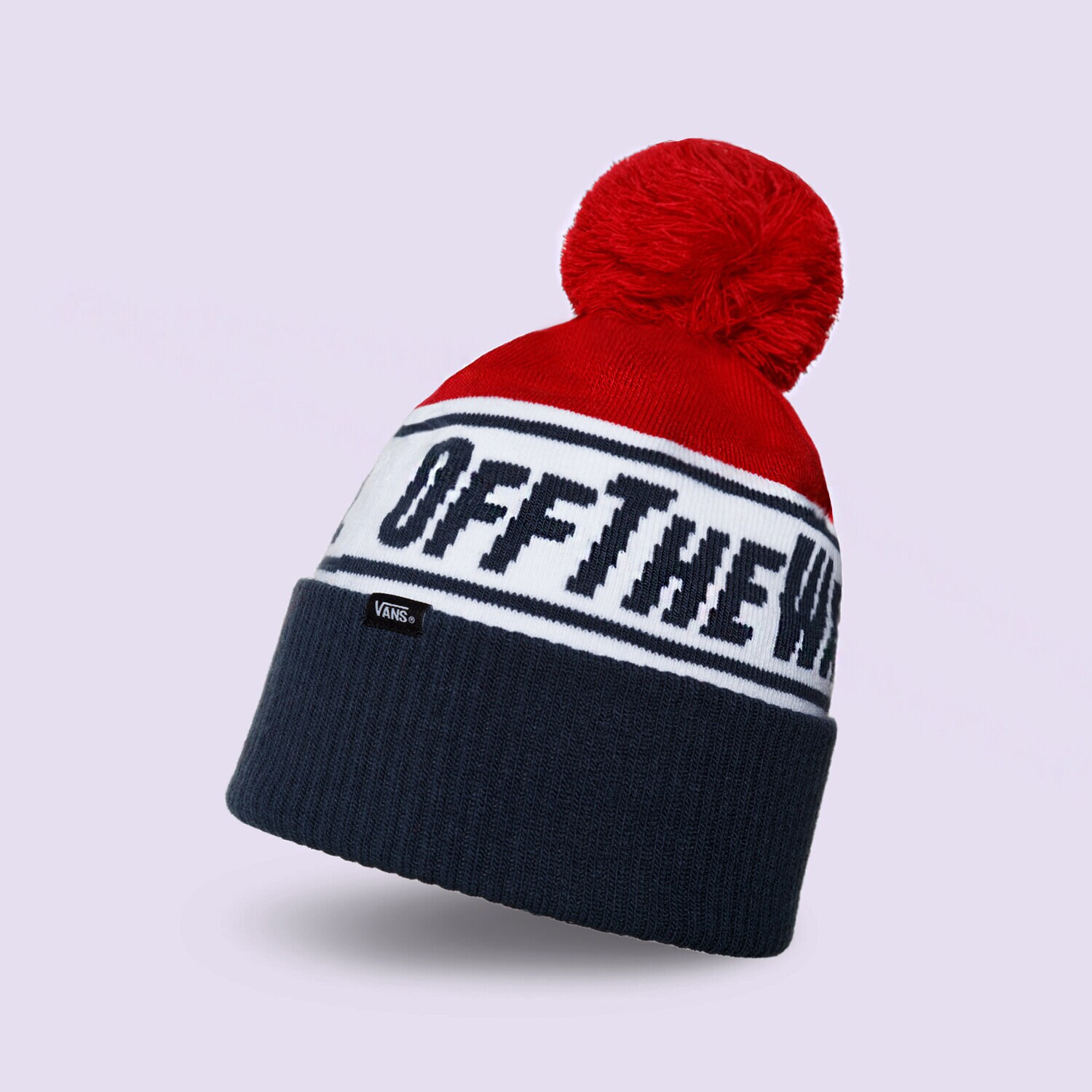 Ženske zimske kape VANS KAPA ZIMSKA MN OFF THE WALL POM BEANIE VN0A2YR7KY91 šarena