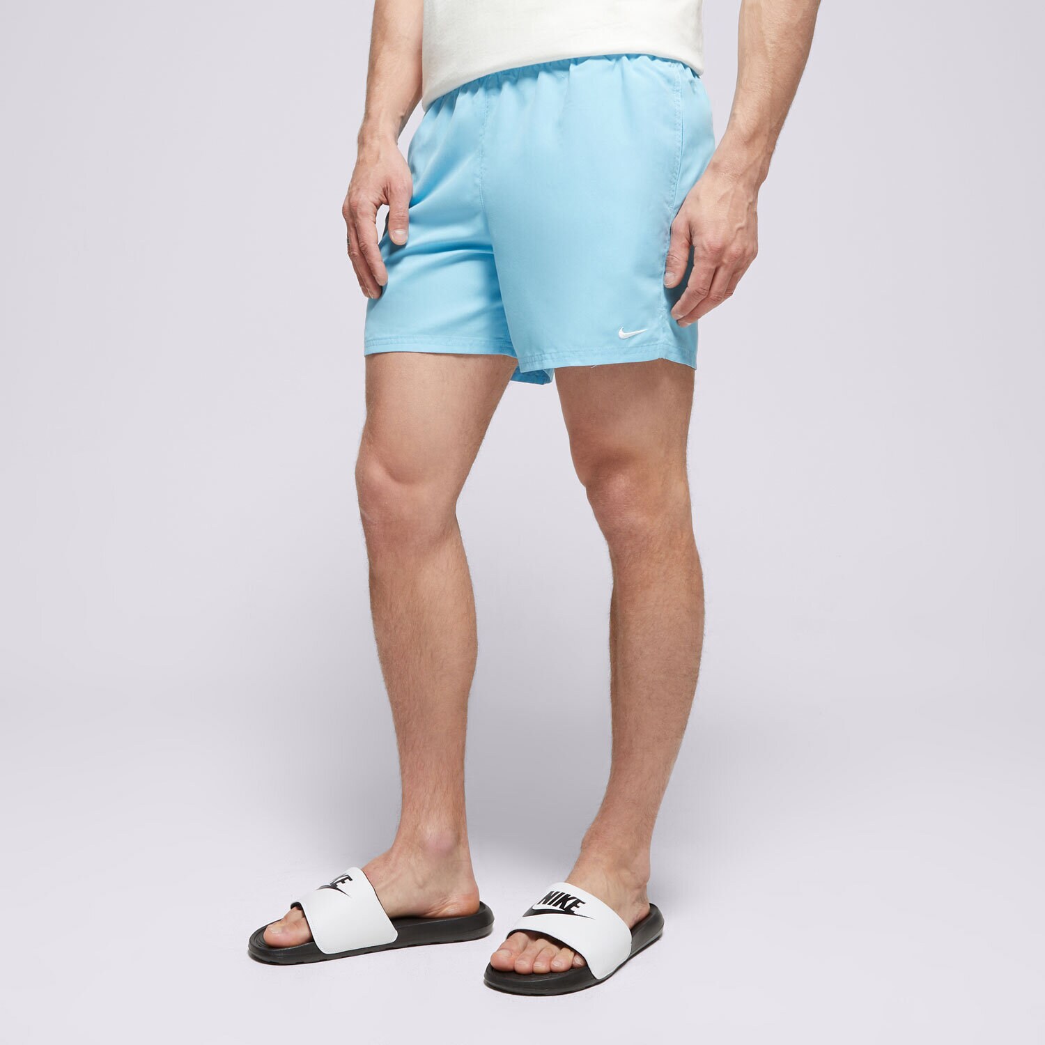 Muške kratke hlače NIKE SWIM KRATKE HLAČE NIKE ESSENTIAL 5" SHORTS NESSA560-486 tirkizna