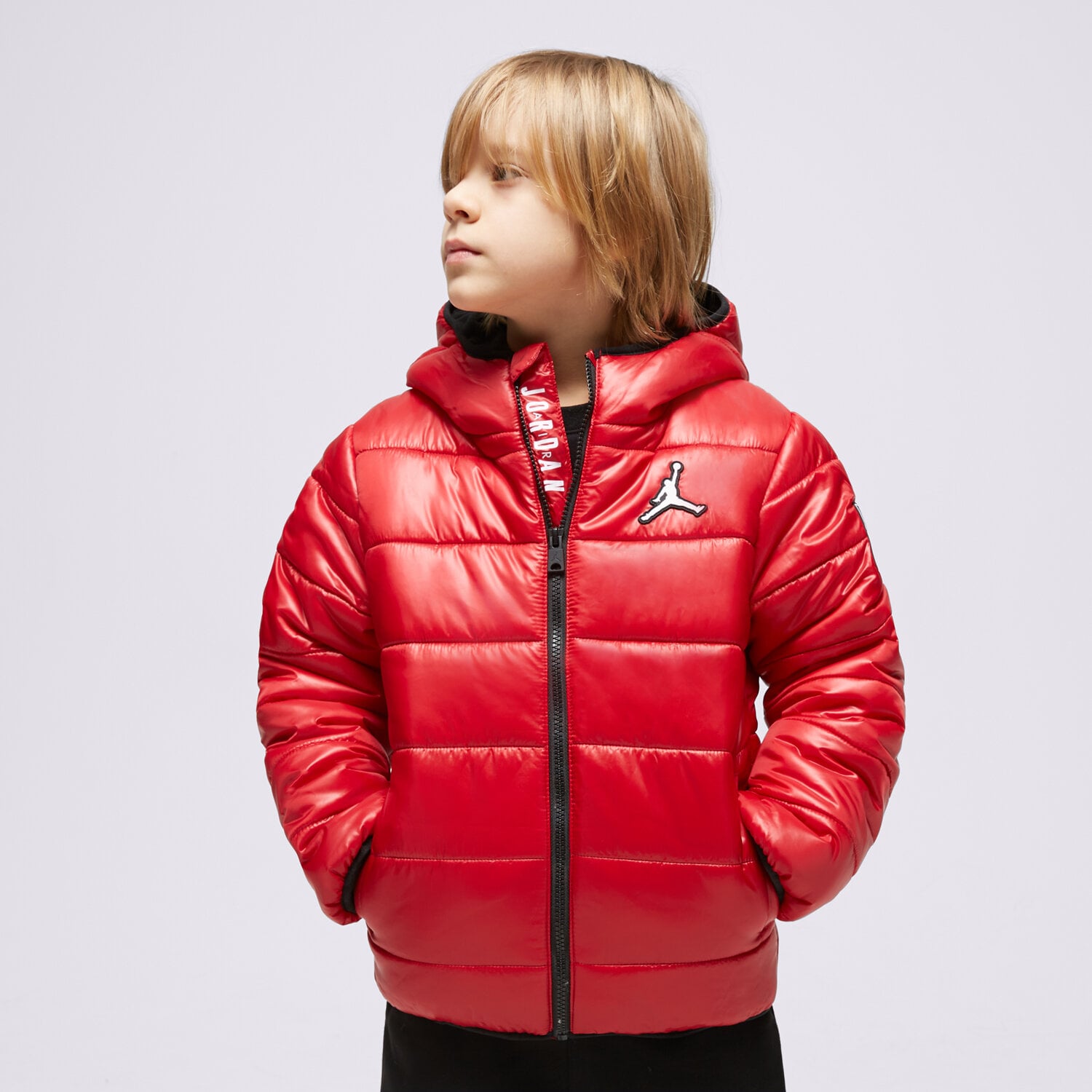Dječje zimske jakne JORDAN JAKNA ZIMSKA JDB MW DOWN JKT BOY 95C441-R78 crvena