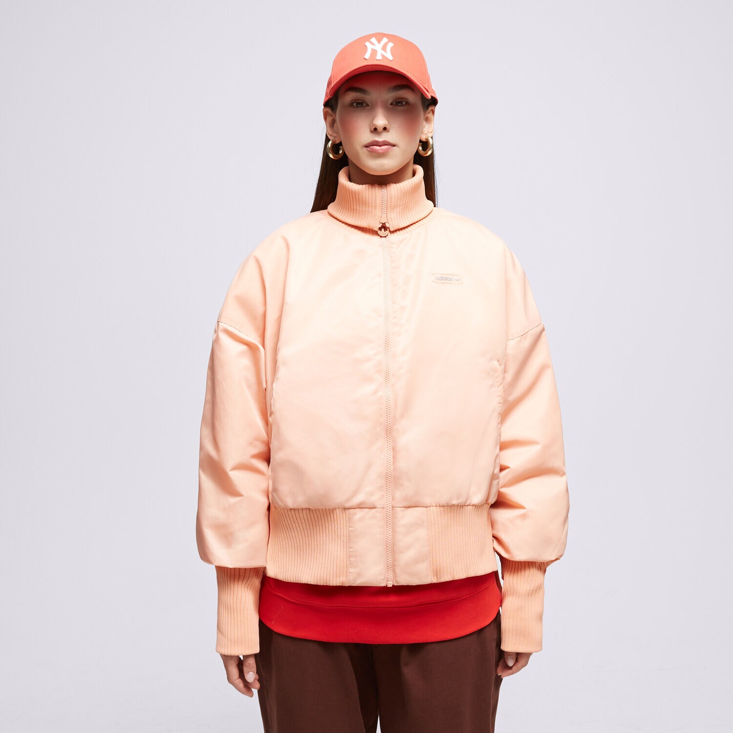 Ženske zimske jakne ADIDAS JAKNA ZIMSKA RIB BOMBER GU1769 ružičasta