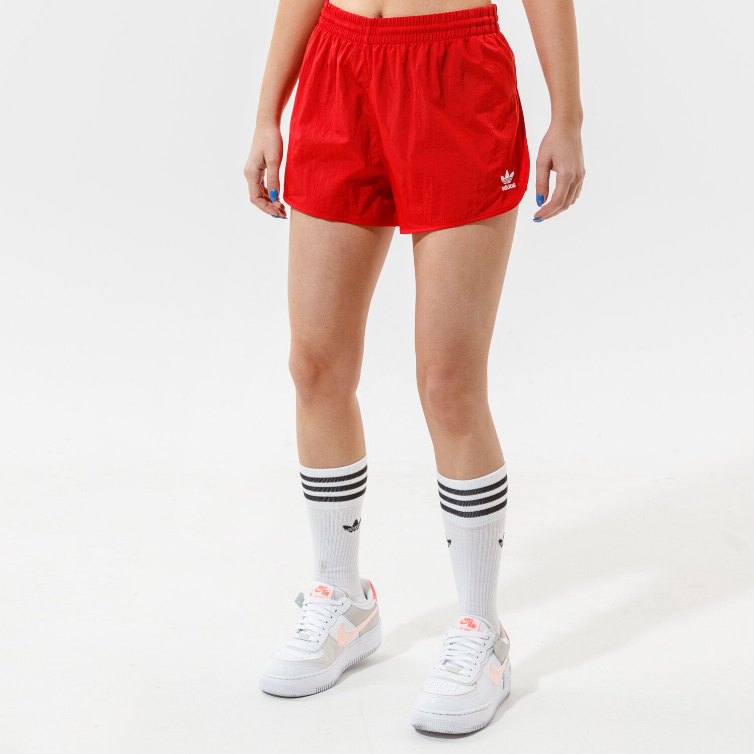 Ženske kratke hlače ADIDAS KRATKE HLAČE 3STR SHORTS GN2886 crvena
