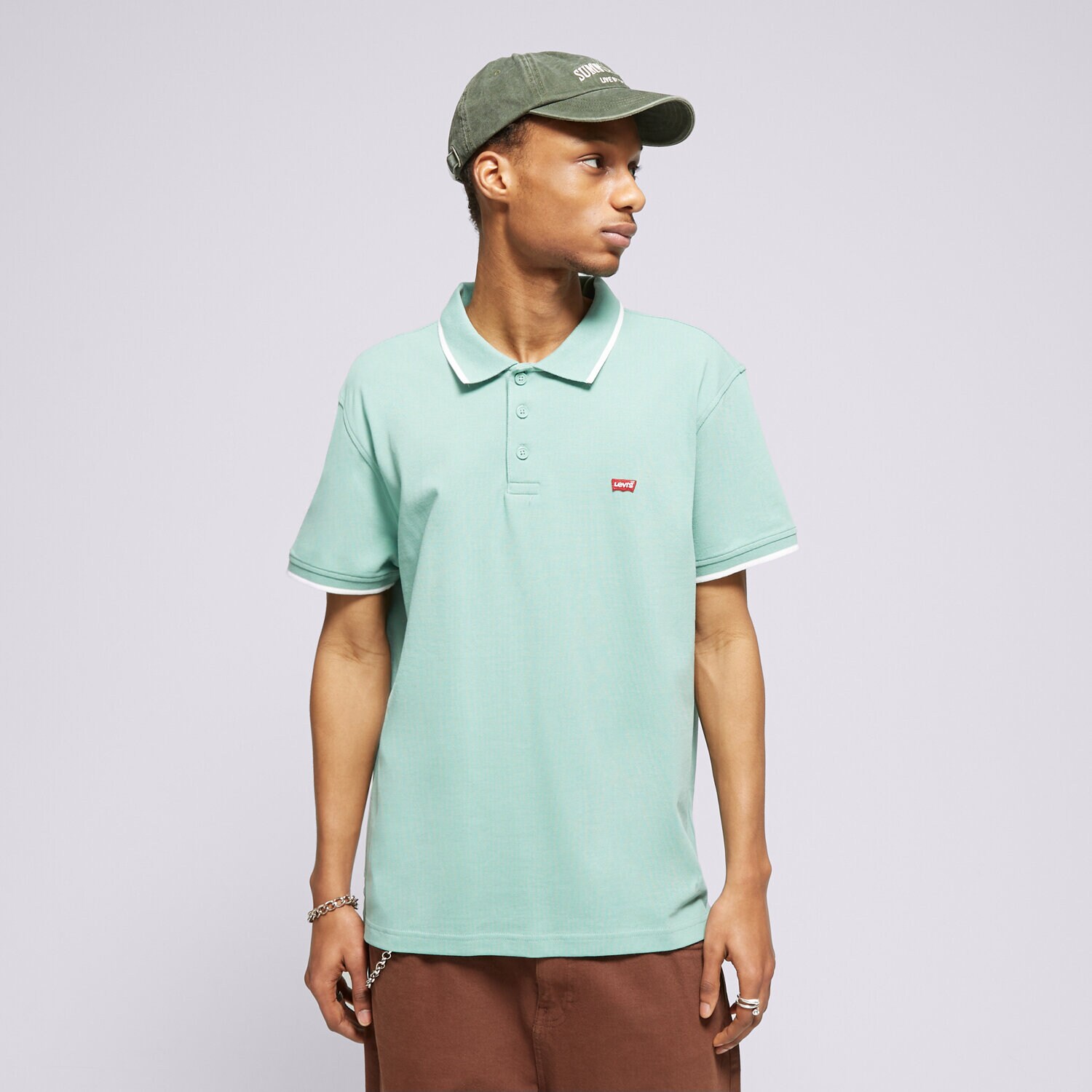 Muške majice LEVI'S POLO HM POLO GREENS 35883-0168 zelena