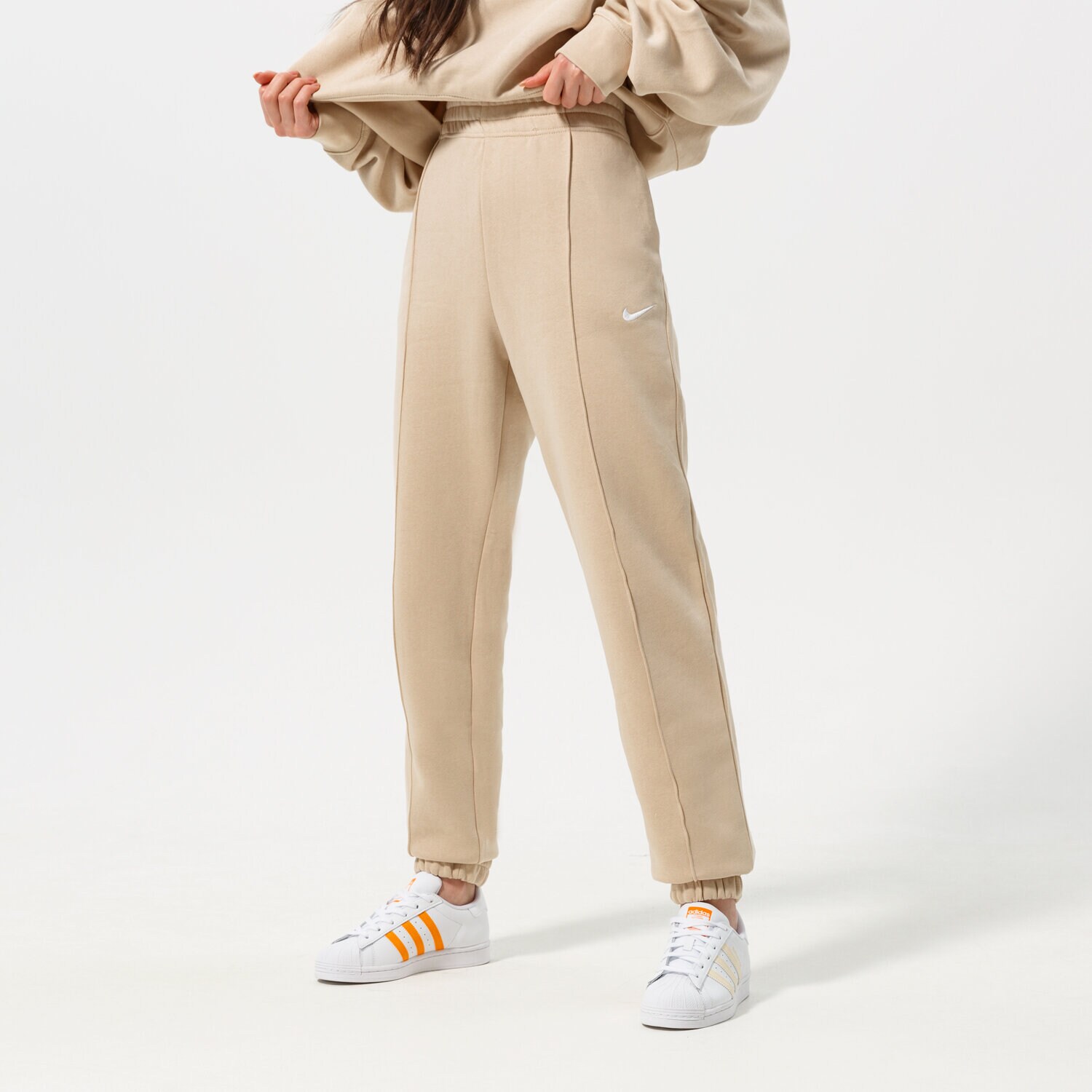 Ženske hlače NIKE HLAČE SPORTSWEAR ESSENTIAL BV4089-126 bež