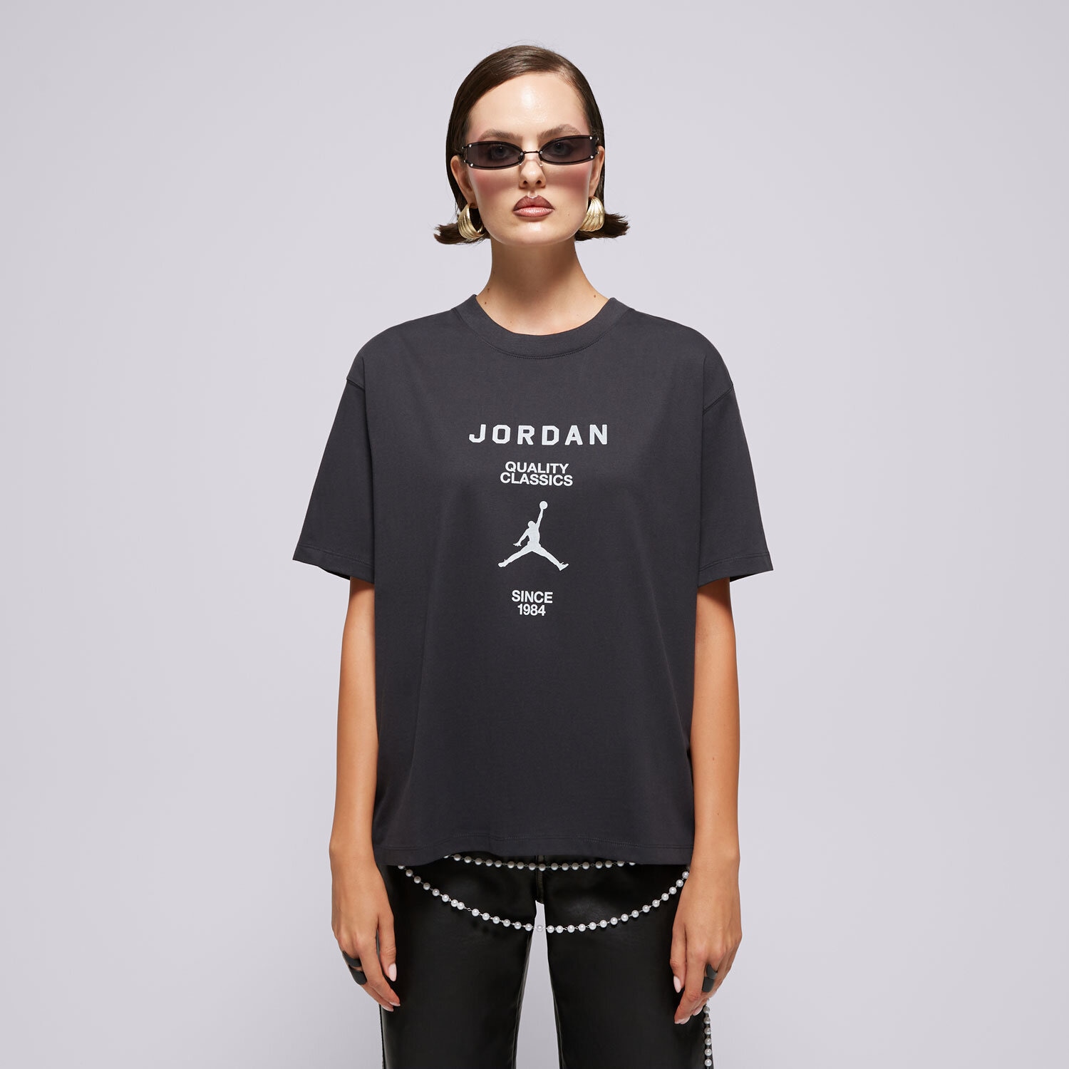 Ženske majice T SHIRT W JORDAN SS GF GFX TEE JQC OFF NOIR/(SAIL) FZ0617-045 crna