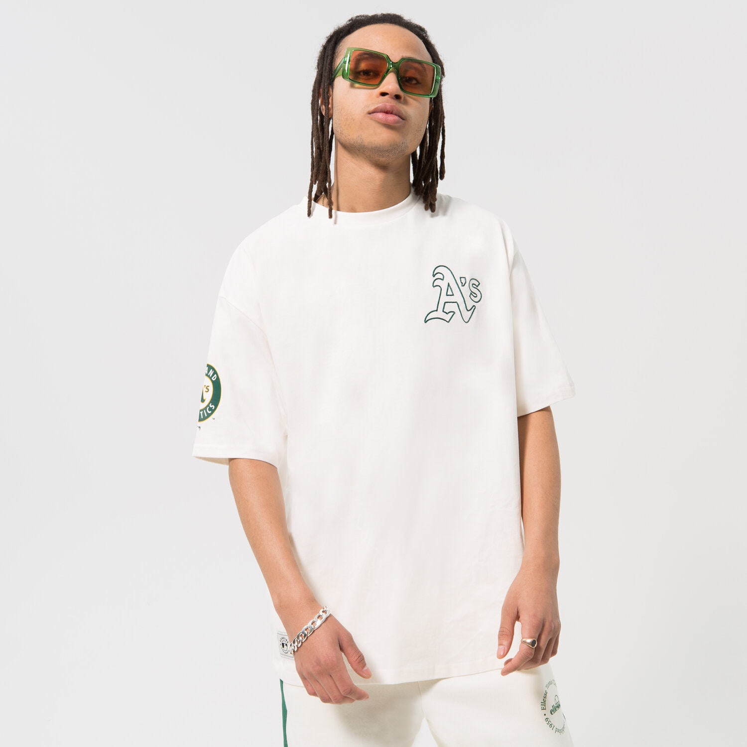 Muške majice NEW ERA T-SHIRT HERITAGE OS ATHLETICS OAKLAND ATHLETICS 60332214 bijela