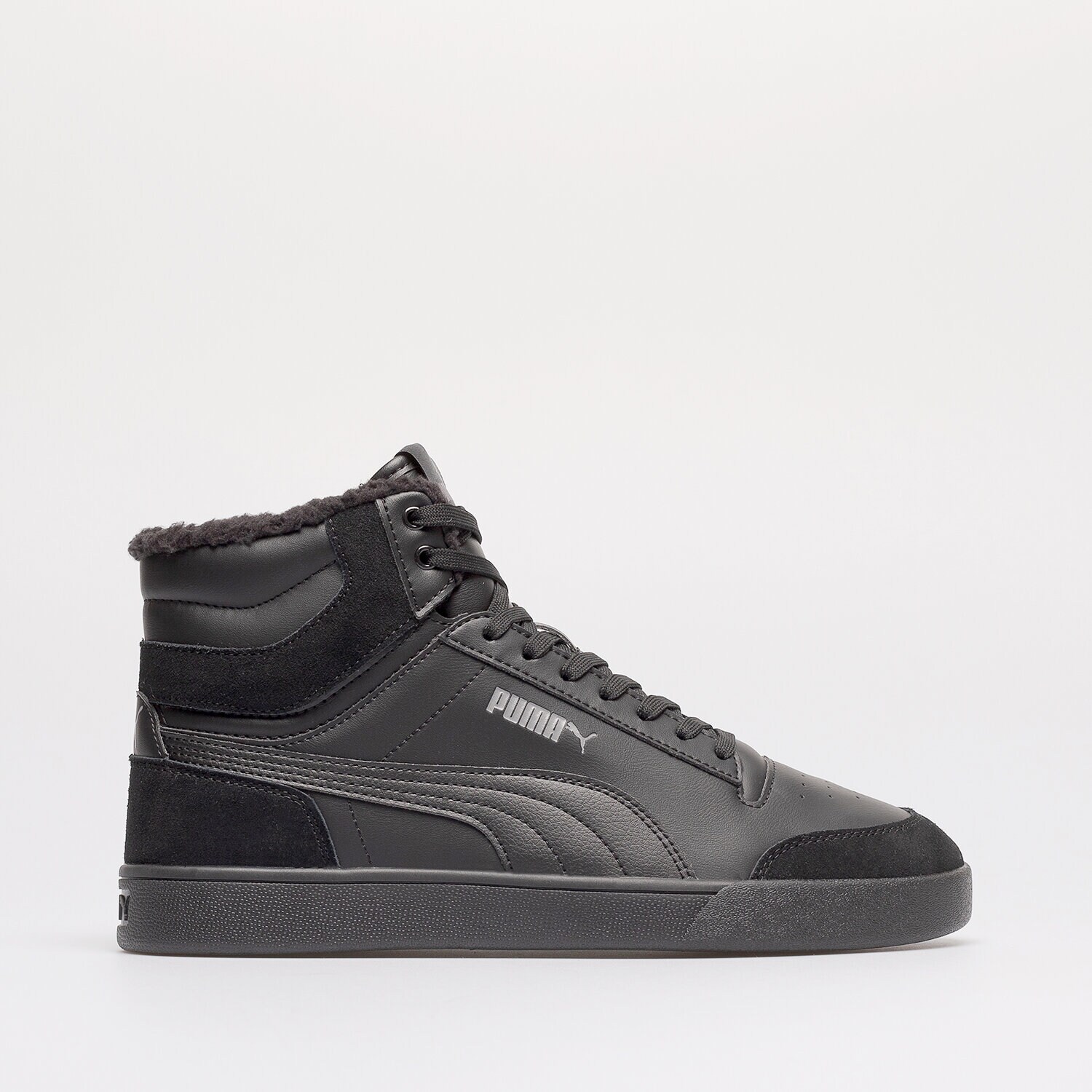 Muške zimske cipele PUMA SHUFFLE MID FUR 38760901 crna