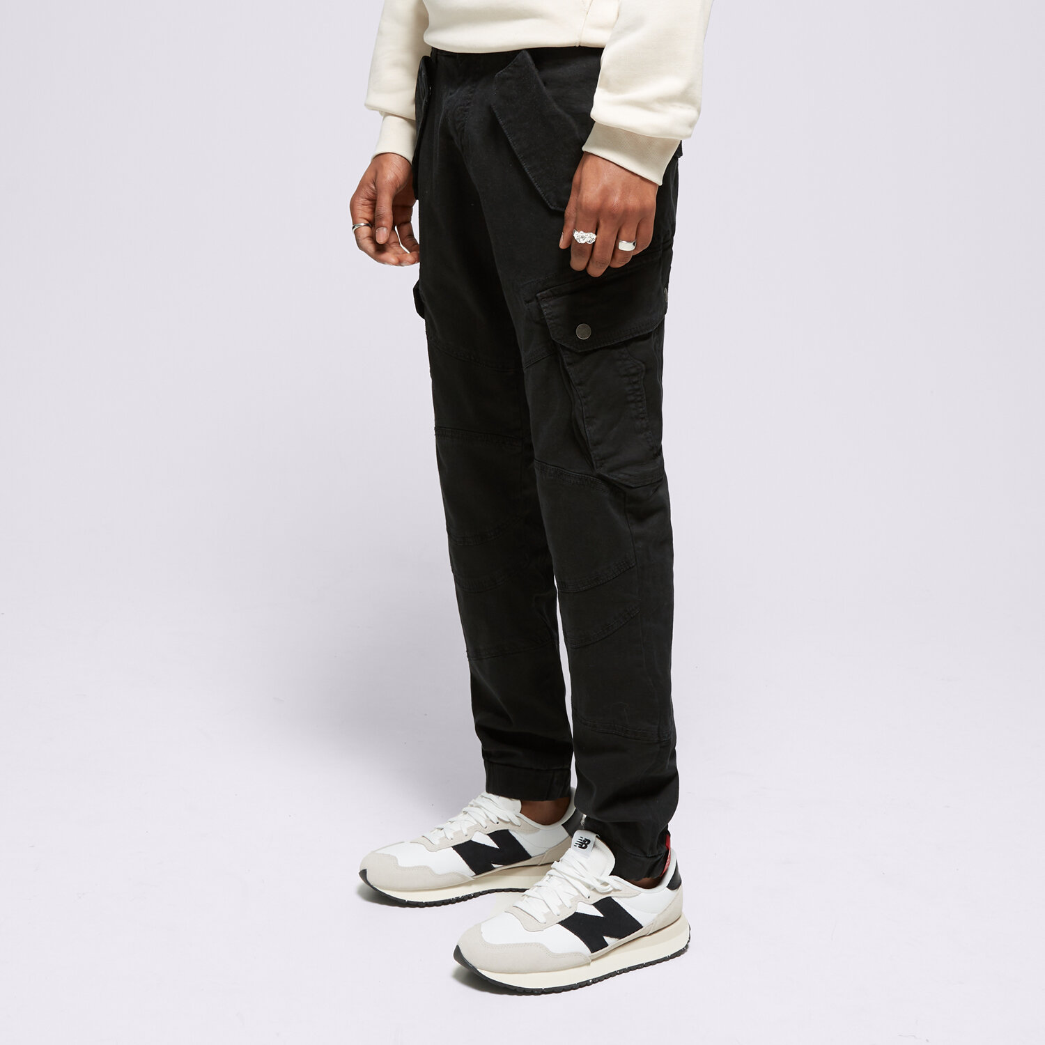 Muške hlače ALPHA INDUSTRIES HLAČE COMBAT PANT LW 12621503 crna