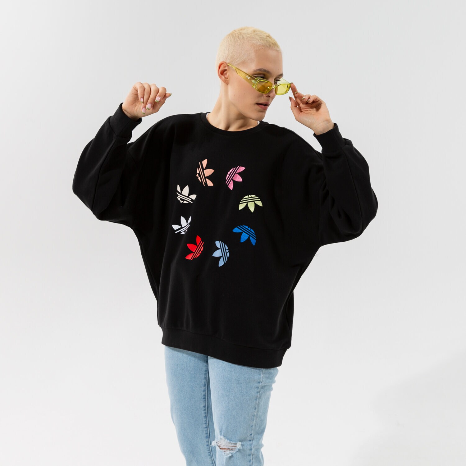 Ženske dukserice ADIDAS VESTA SWEATSHIRT H36845 crna