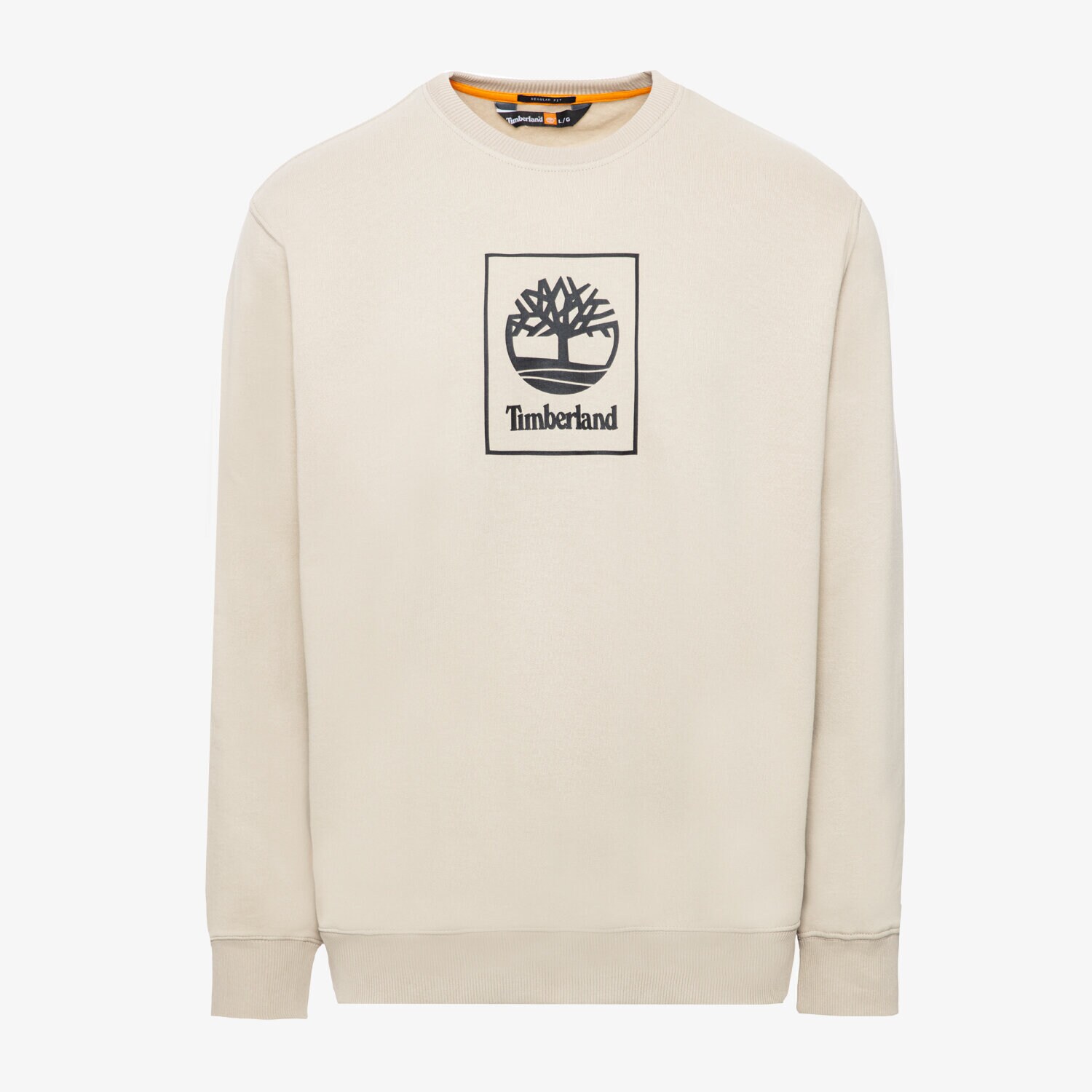 Muške dukserice TIMBERLAND VESTA STACK LOGO SWEAT ISLAND FOSSIL TB0A5ZJ9CY21 bež