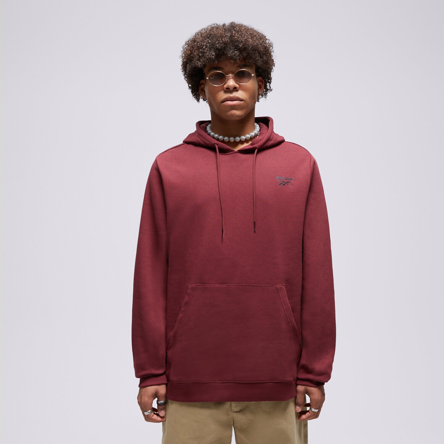 Muške dukserice REEBOK VESTA REEBOK ID FLEECE OTH 100071336 bordo