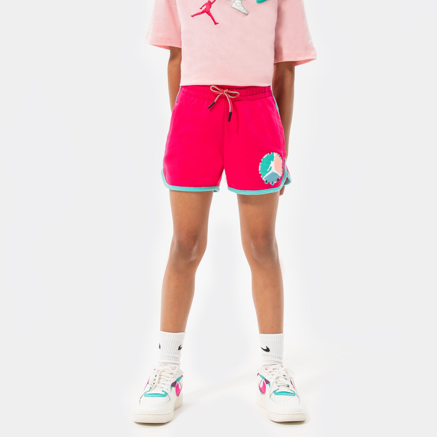 Dječje kratke hlače i haljine JORDAN KRATKE HLAČE GIRLS BFF SHORT GIRL 45B513-A4Y ružičasta