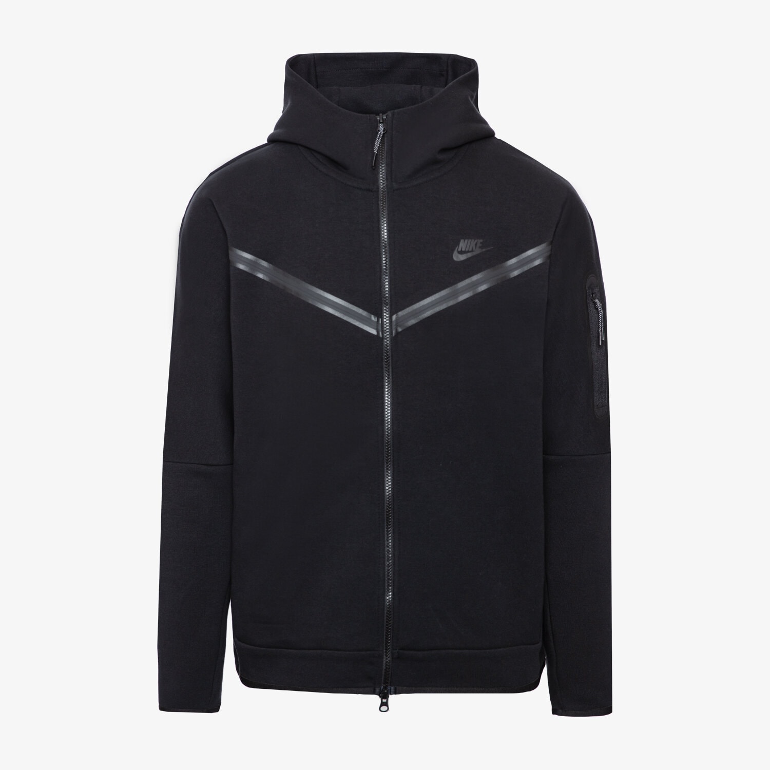 Muške dukserice NIKE VESTA RASKOPČANA S KAPULJAČOM   NSW TECH FLC HOOD CU4489-010 crna