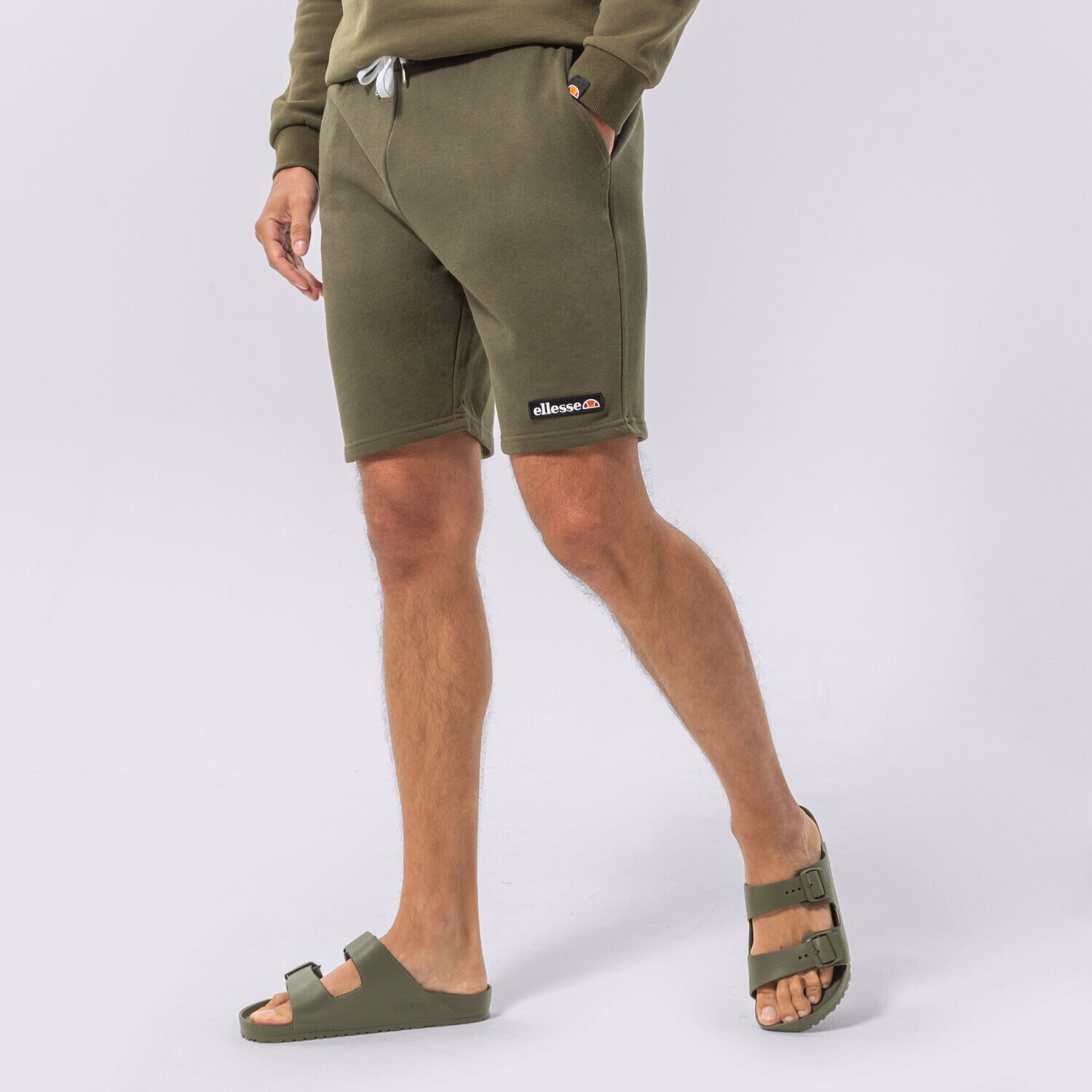 Muške kratke hlače ELLESSE KRATKE HLAČE ALLED SHORT MASLINASTA SMG17112506 kaki