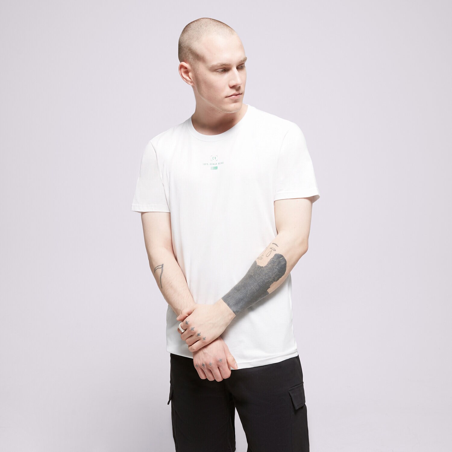 Muške majice CONFRONT T-SHIRT ESSENTIAL WHITE CF123TSM73001 bijela