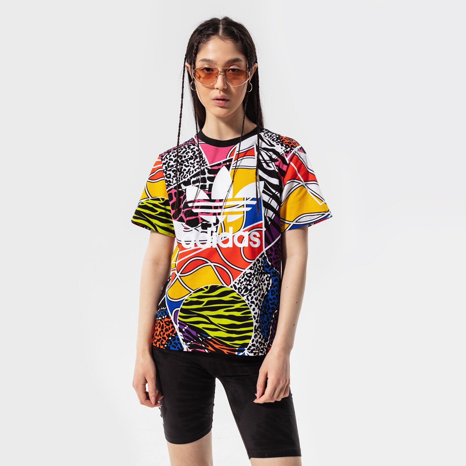 Ženske majice ADIDAS T-SHIRT REGULAR TSHIRT HC4464 šarena