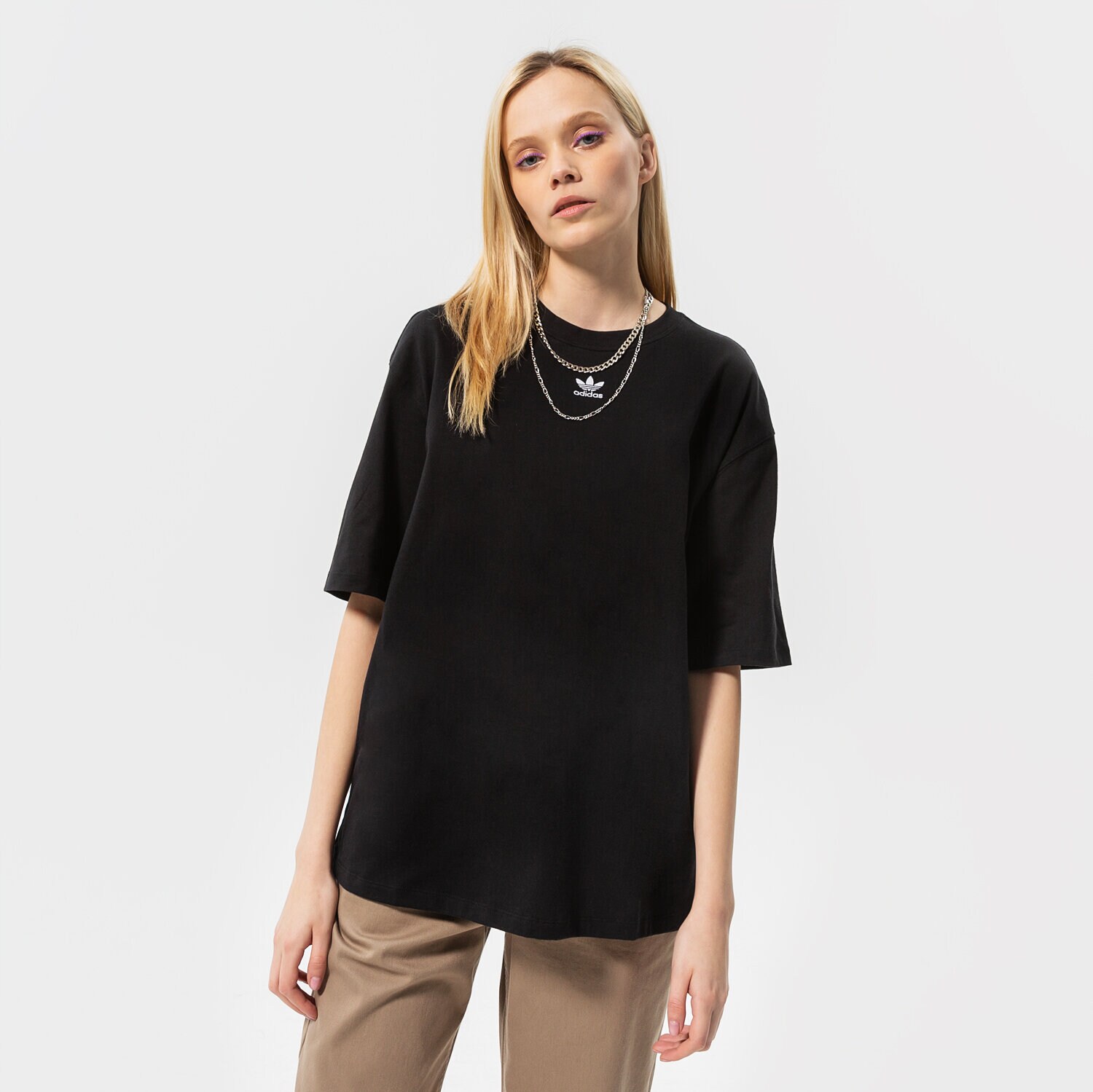 Ženske majice ADIDAS ESSENTIAL OVERSIZED T SHIRT GN4784 crna
