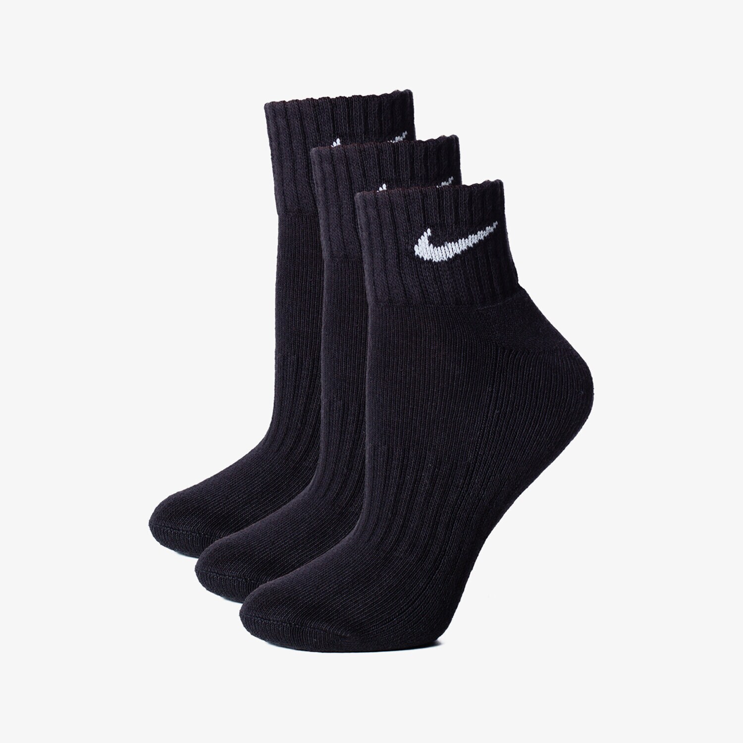 Ženske Čarape NIKE ČARAPE CUSH QT 3PR SX4926-001 crna