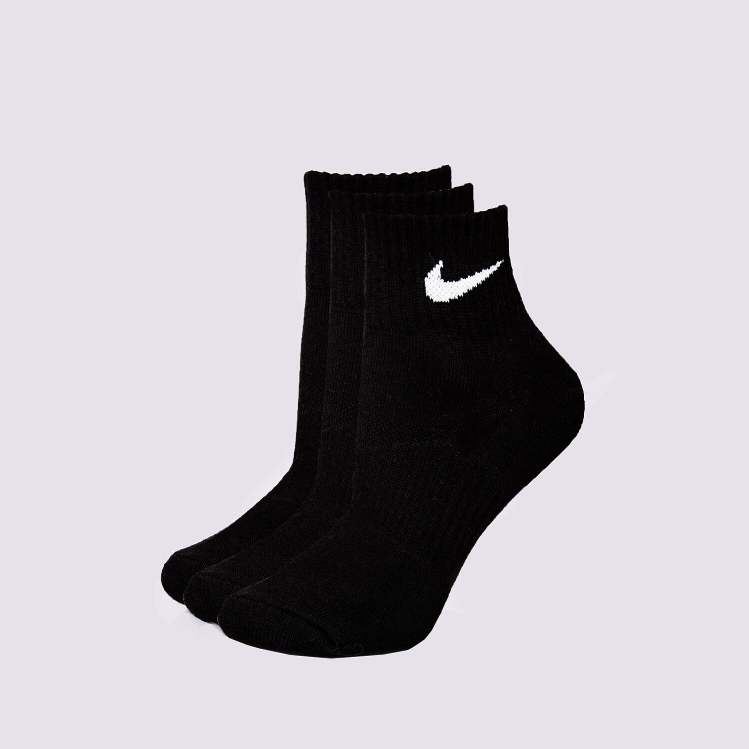 Ženske Čarape NIKE ČARAPE 3PPK QUARTER BLACK SX47060-010 crna