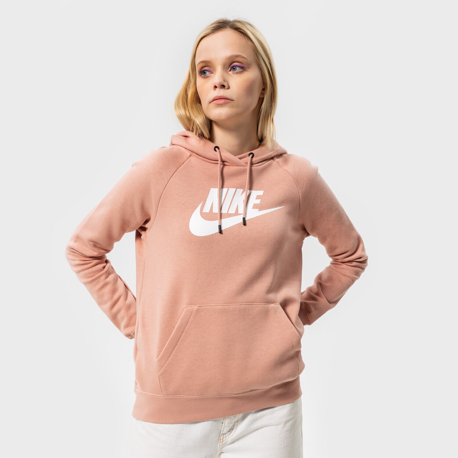 Ženske dukserice NIKE VESTA S KAPULJAČOM SPORTSWEAR ESSENTIAL BV4126-609 ružičasta