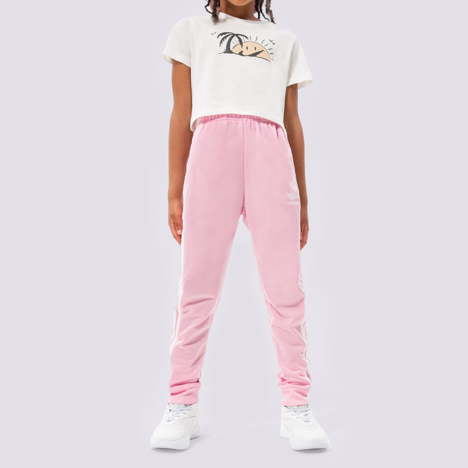 Dječje hlače ADIDAS HLAČE SST TRACK PANTS GIRL HD2046 ružičasta