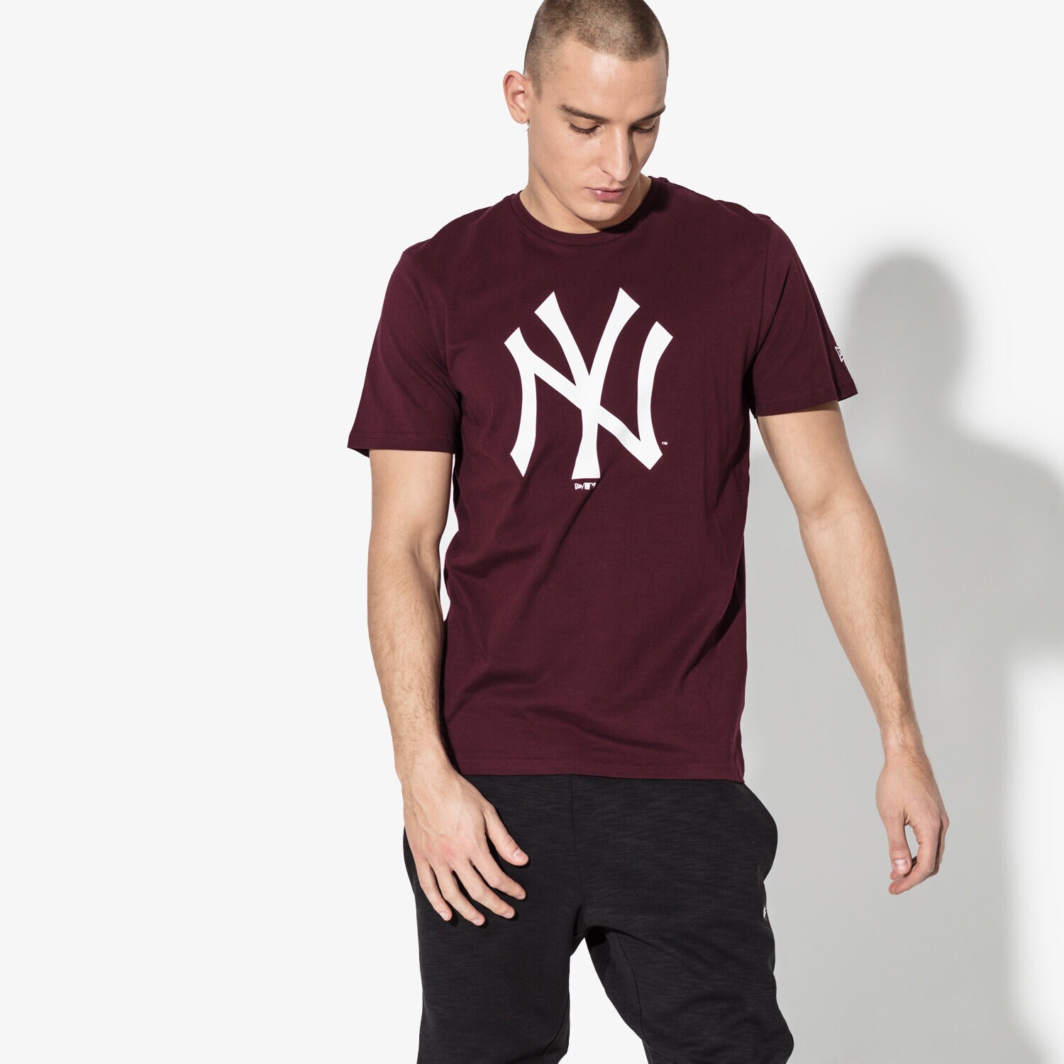 Muške majice NEW ERA T-SHIRT SS MLB NYY CAR NEW YORK YANKEES MRN 11863695 bordo