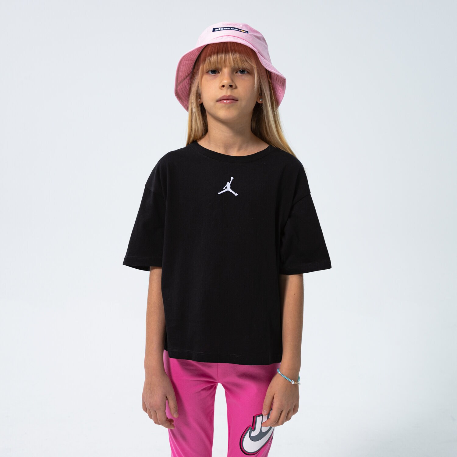 Dječje majice JORDAN T-SHIRT ESSENTIALS GIRL 45A770-023 crna