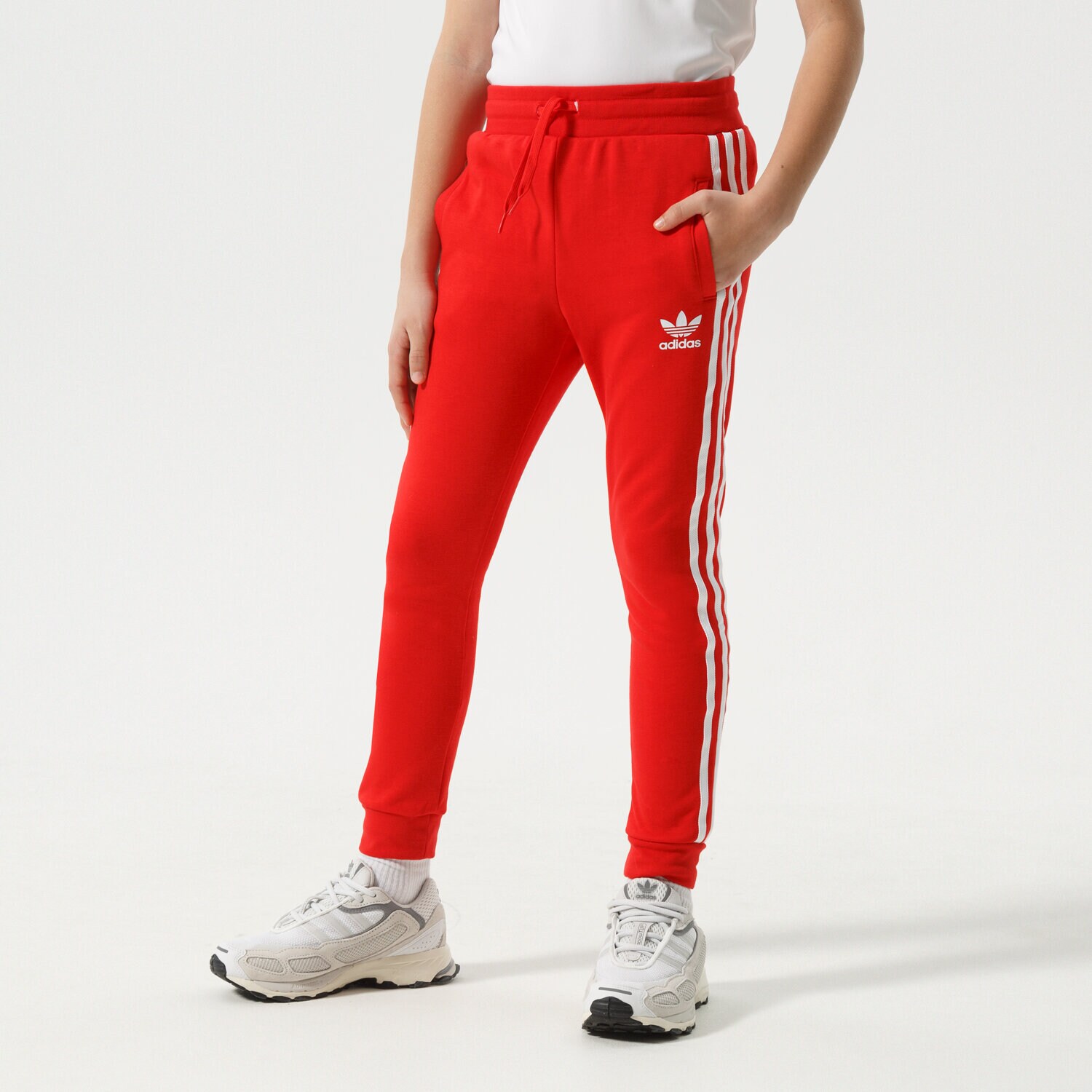 Dječje hlače ADIDAS HLAČE TREFOIL PANTS BOY HD2037 crvena