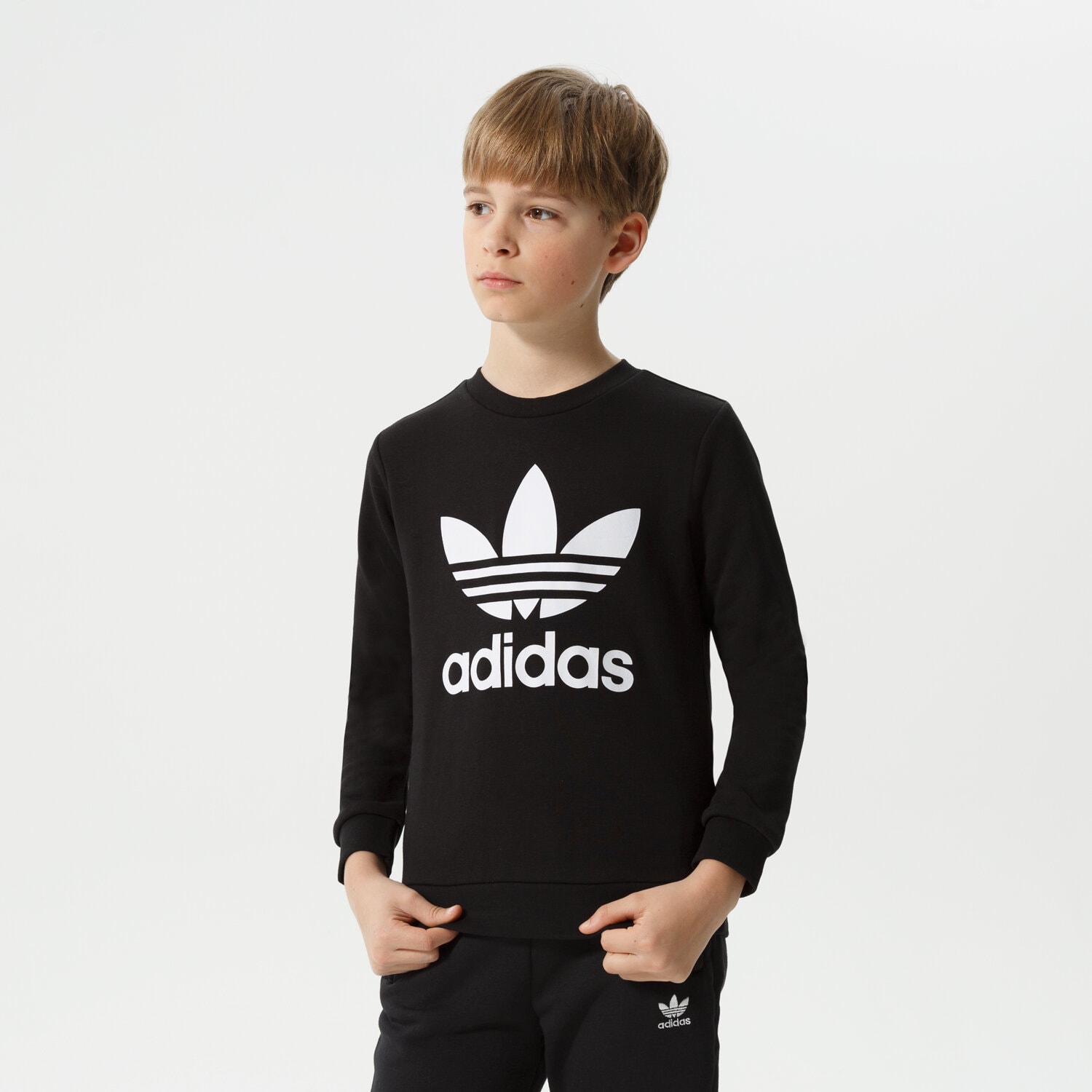 Dječje dukserice ADIDAS VESTA TREFOIL CREW BOY