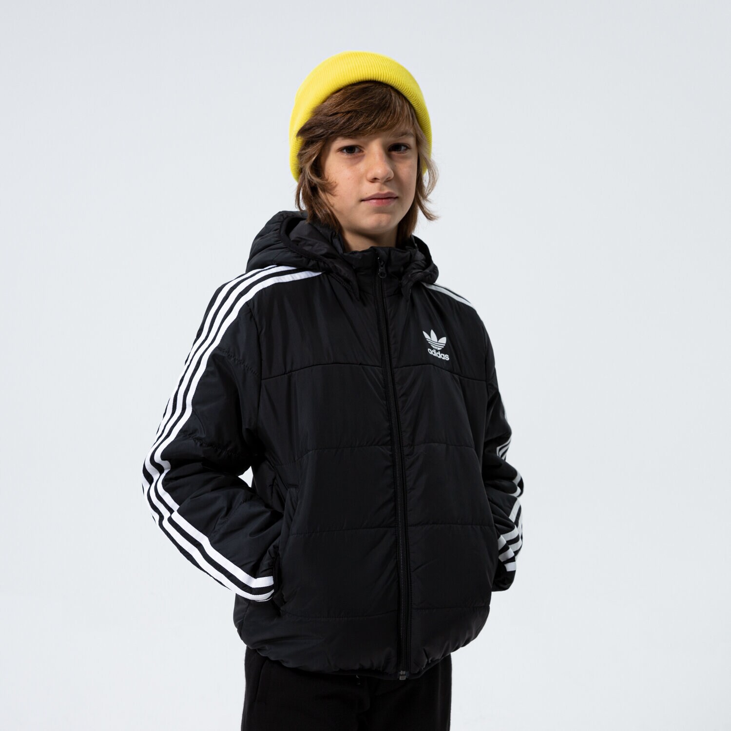 Dječje zimske jakne ADIDAS DONJA JAKNA PADDED JACKET BOY H34564 crna