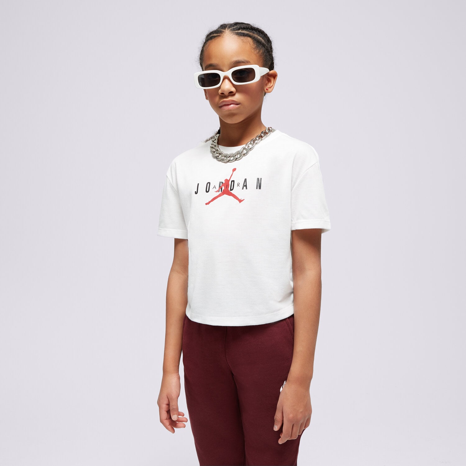 Dječje majice JORDAN T-SHIRT MJ HBR SUSTAINABLE TEE GIRL 45B923-001 bijela