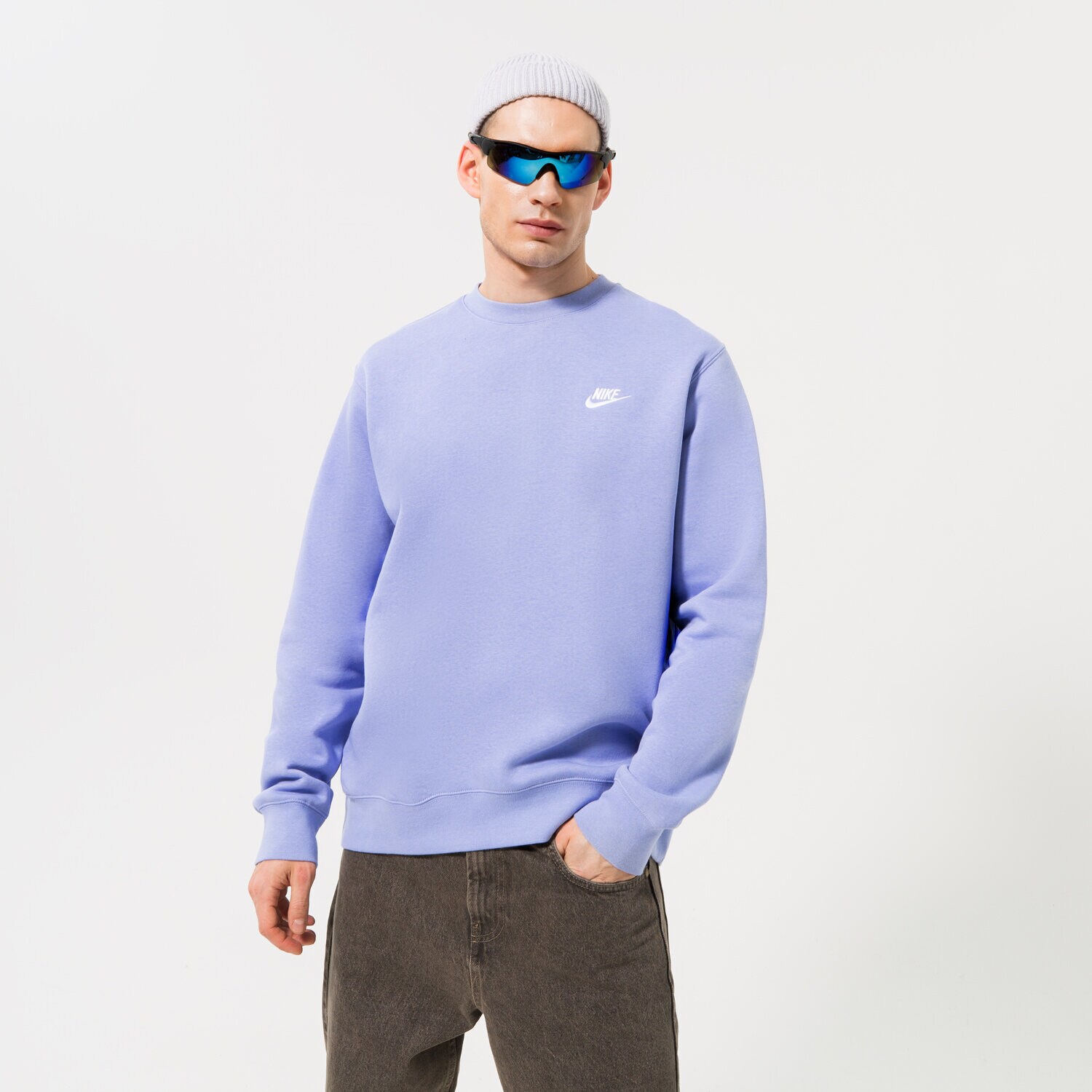 Muške dukserice NIKE VESTA SPORTSWEAR CLUB FLEECE BV2662-569 plava