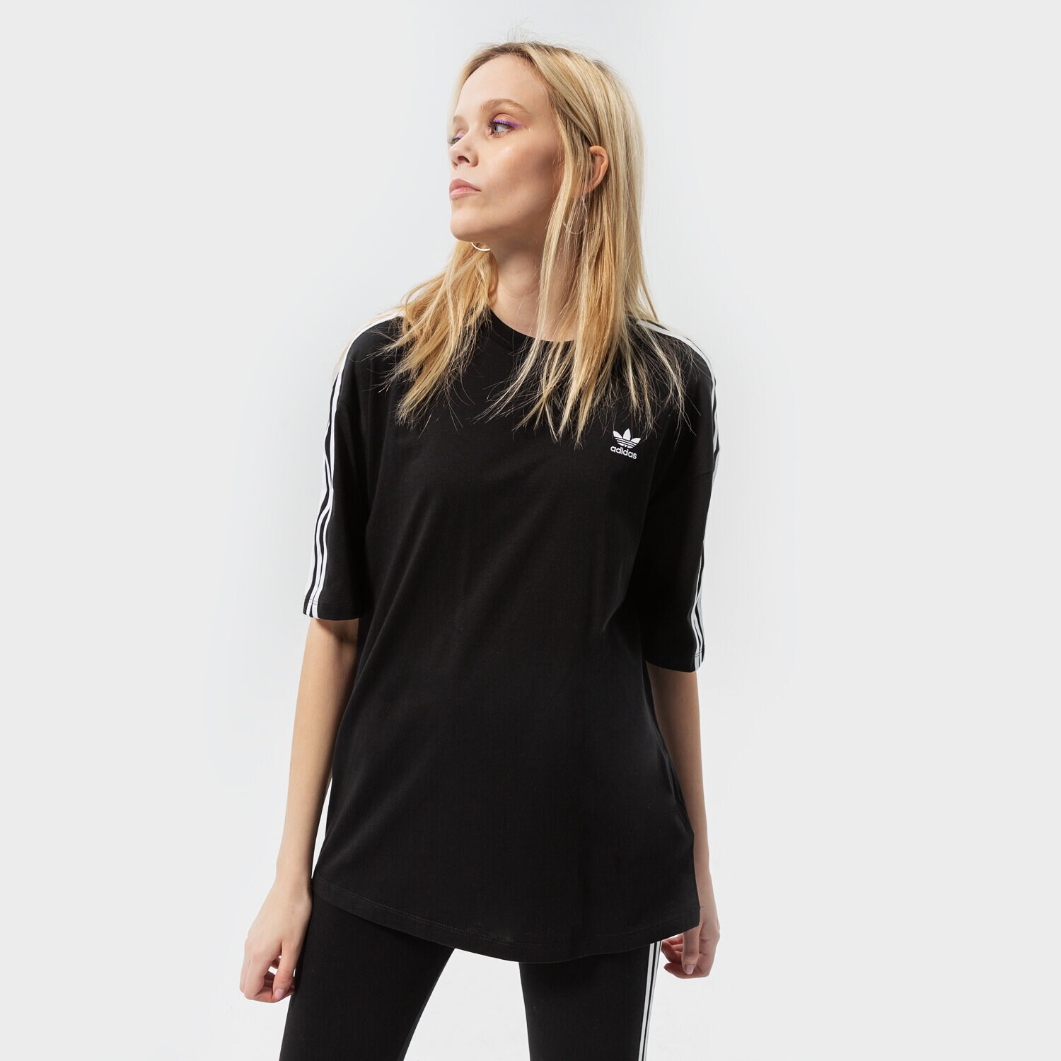 Ženske majice ADIDAS T-SHIRT OVERSIZED TEE H37795 crna