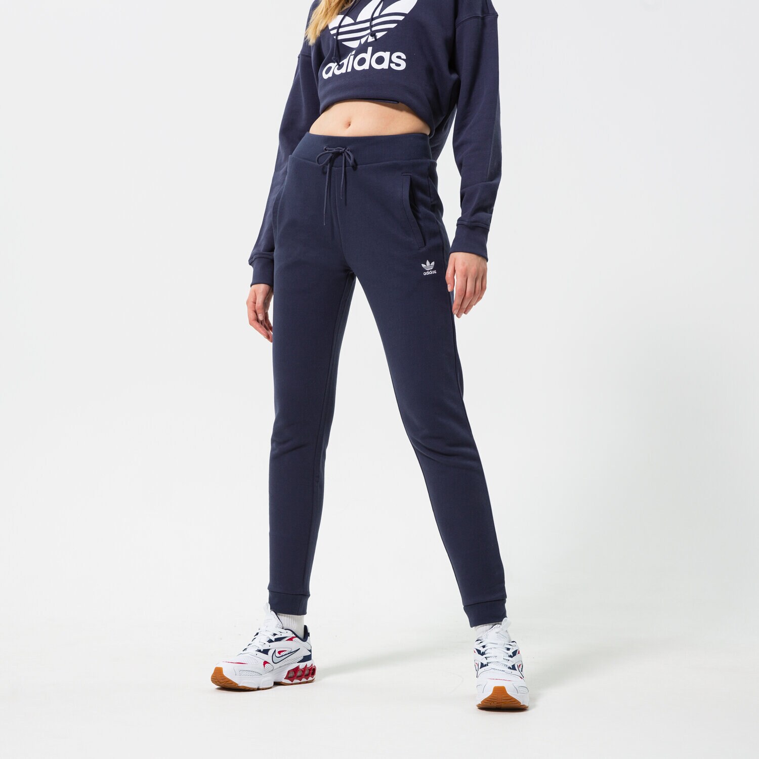 Ženske hlače ADIDAS HLAČE TRACK PANT HF7502 tamno plava