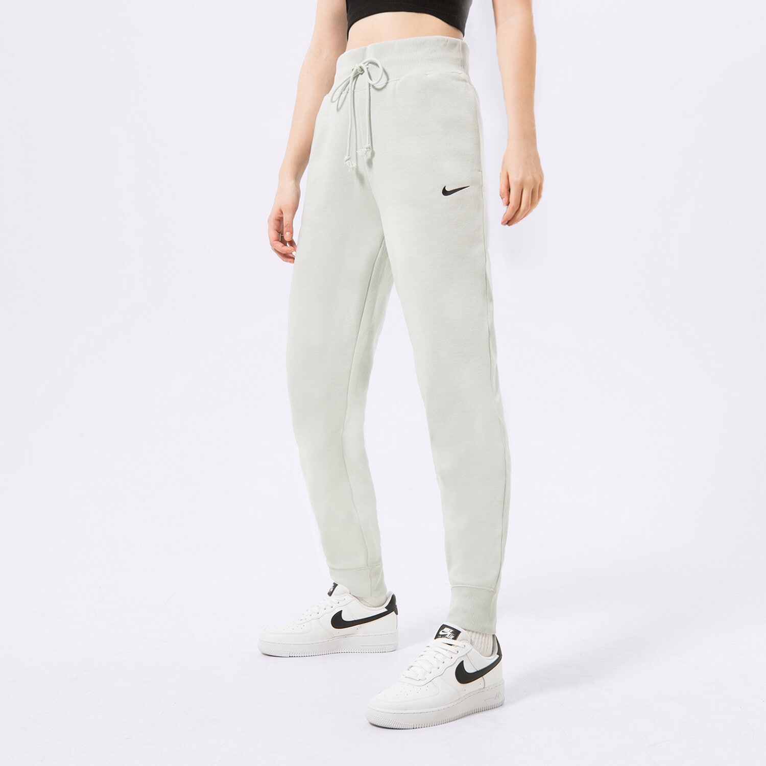 Ženske hlače NIKE HLAČE W NSW PHNX FLC HR PANT STD FD0893-034 mente